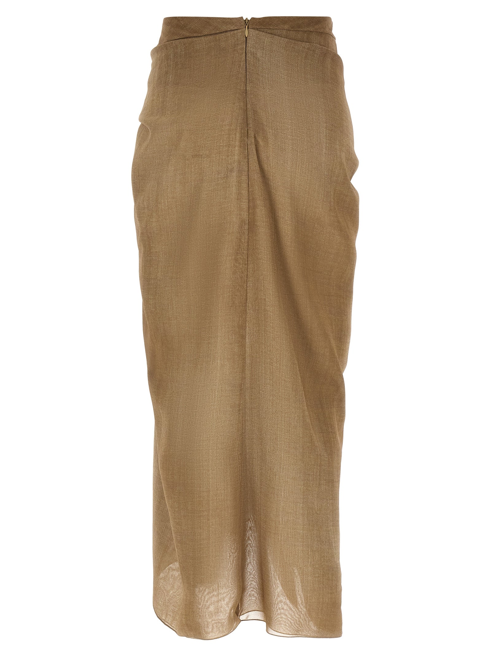 Ermanno Scervino Beiger Minirock aus Polyester