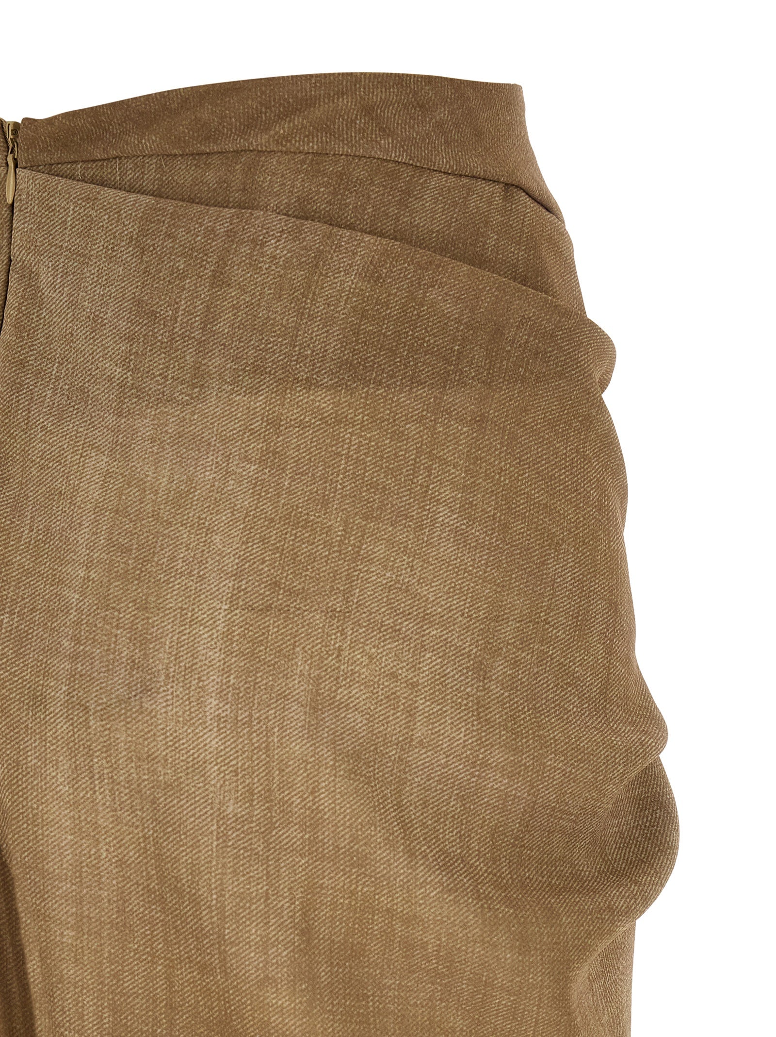 Ermanno Scervino Beiger Minirock aus Polyester