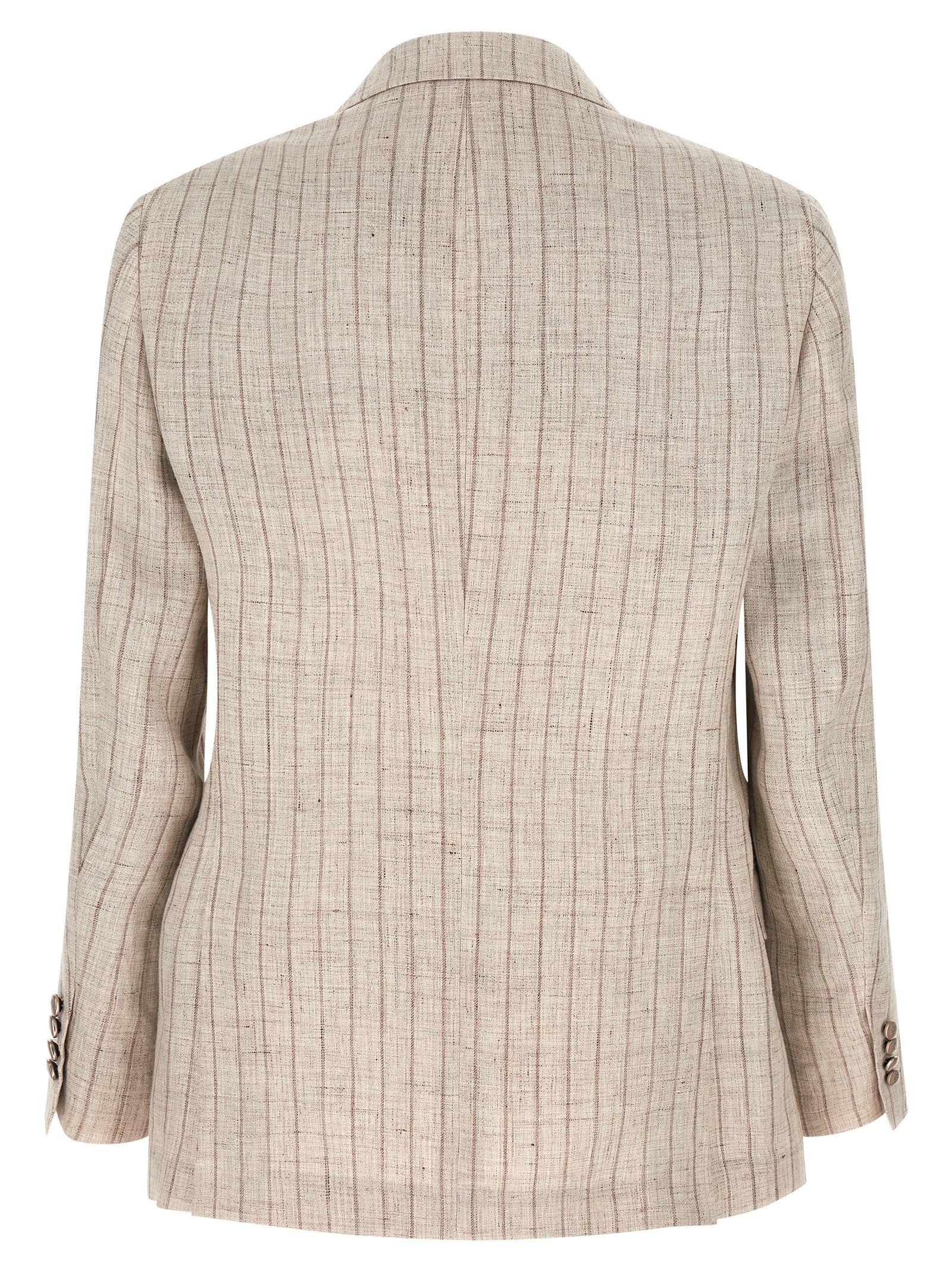 Brunello Cucinelli Grauer Leinenblazer