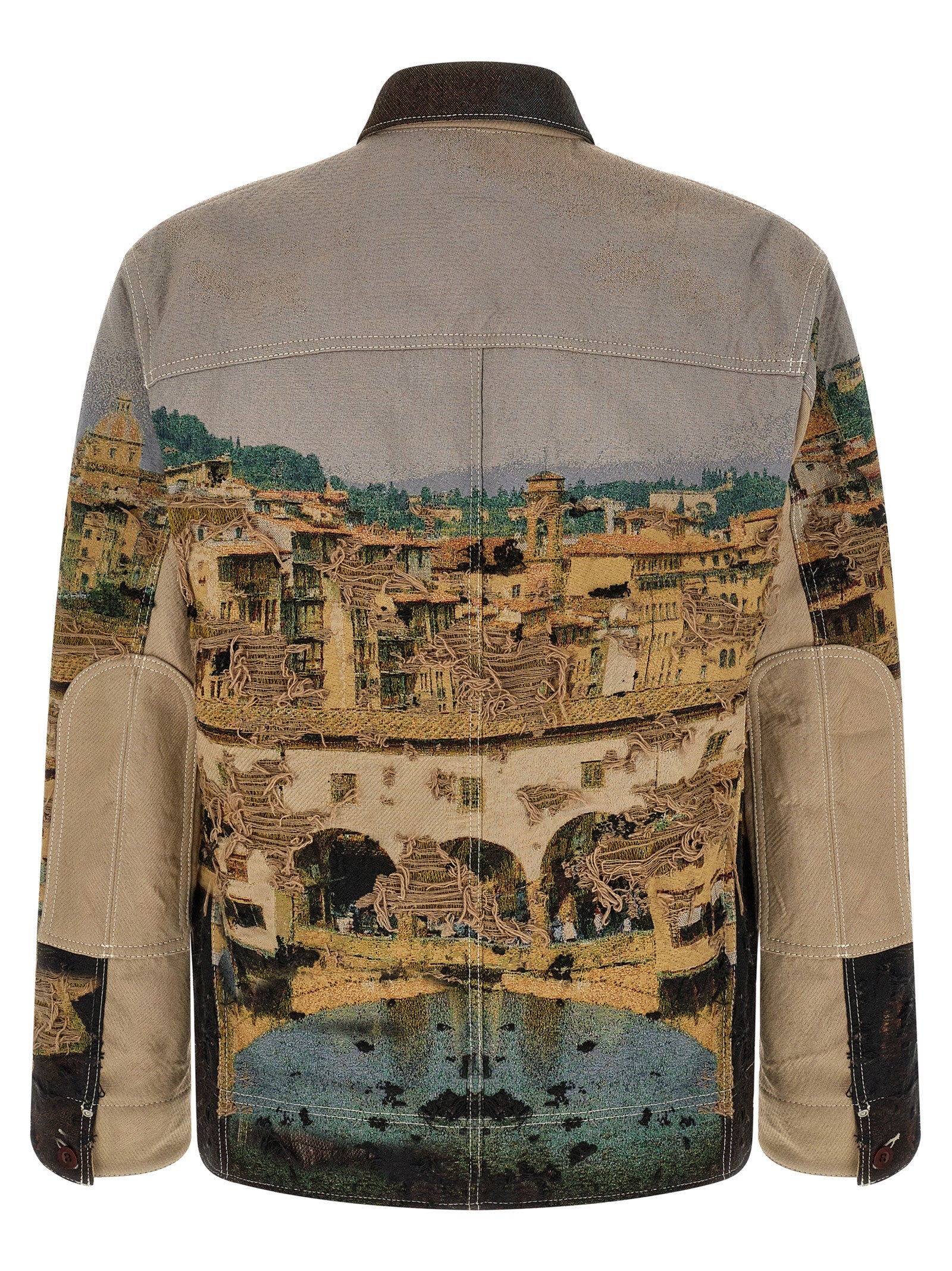 Junya Watanabe Mehrfarbige Polyesterjacke