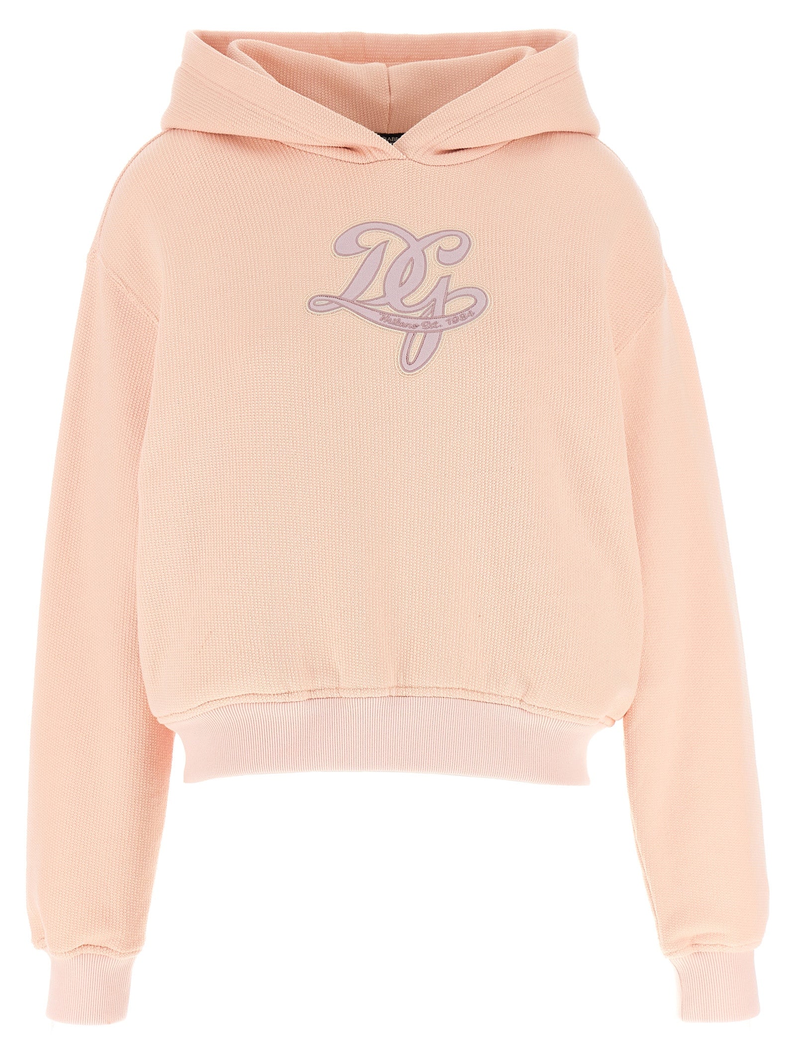 Dolce & Gabbana Mehrfarbige Baumwollkapuzenpullover