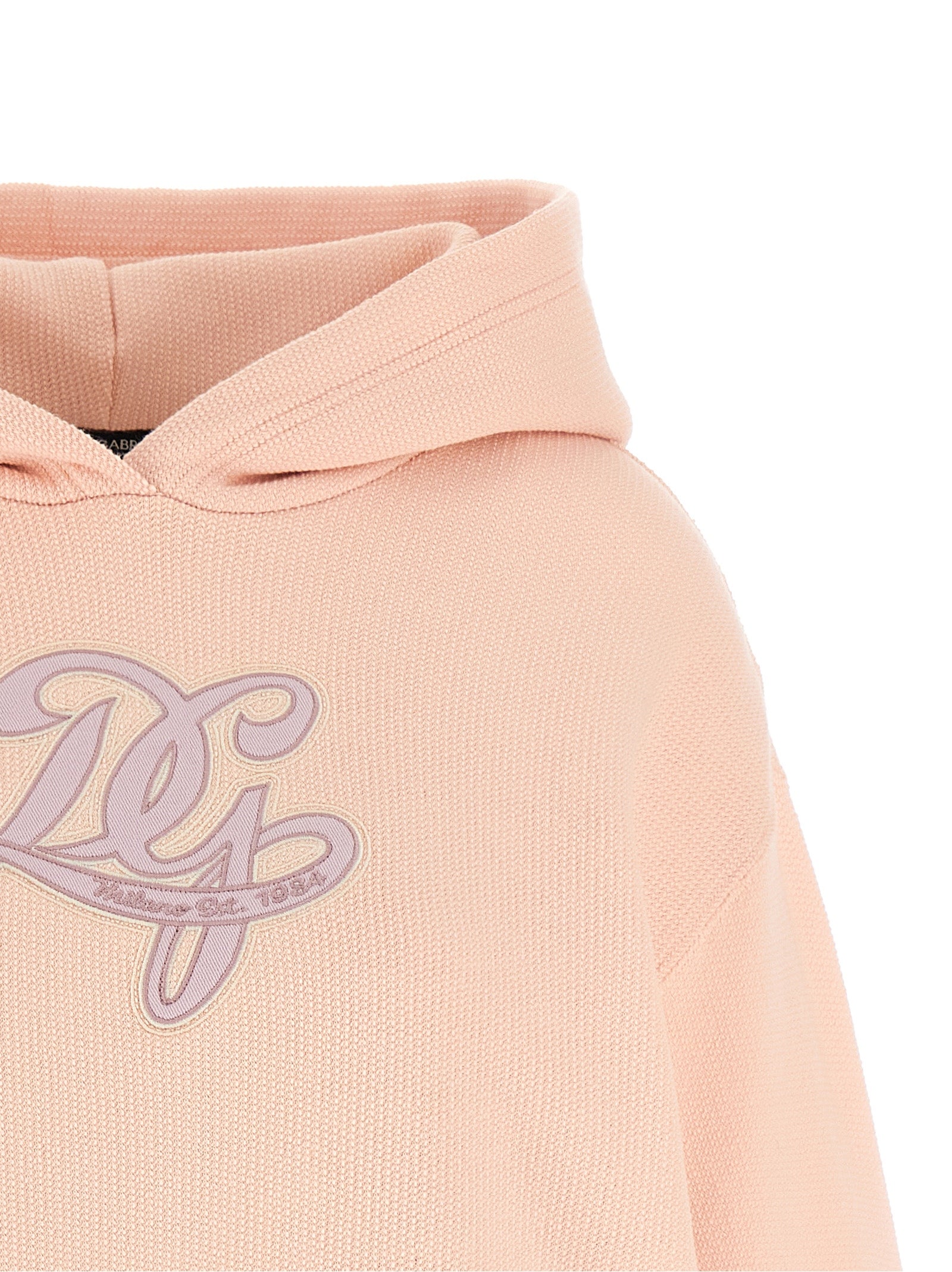 Dolce & Gabbana Mehrfarbige Baumwollkapuzenpullover