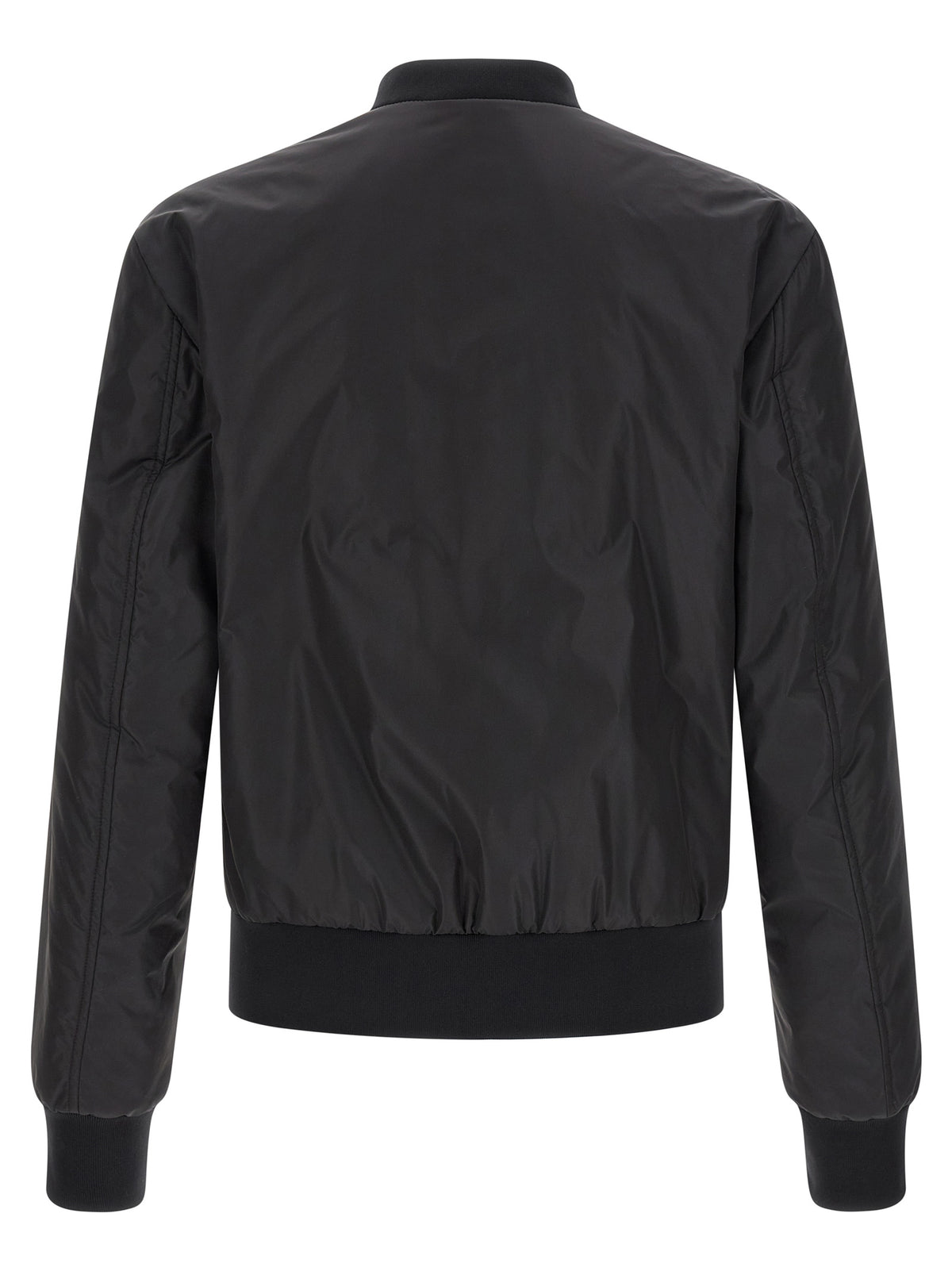 Dolce & Gabbana Schwarzer Bomber aus Polyamid
