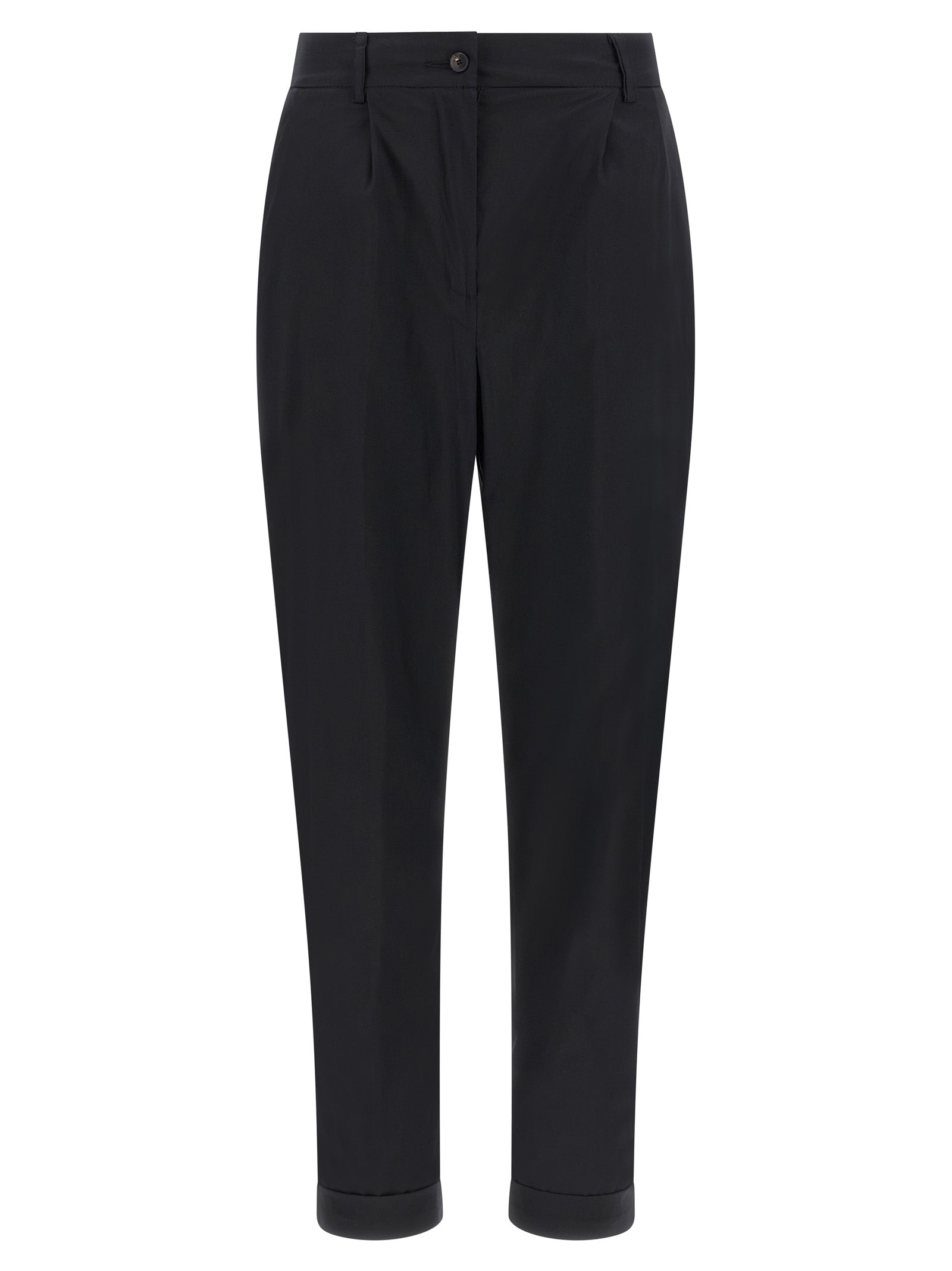 Kiton Schwarze Baumwoll-Freizeithose