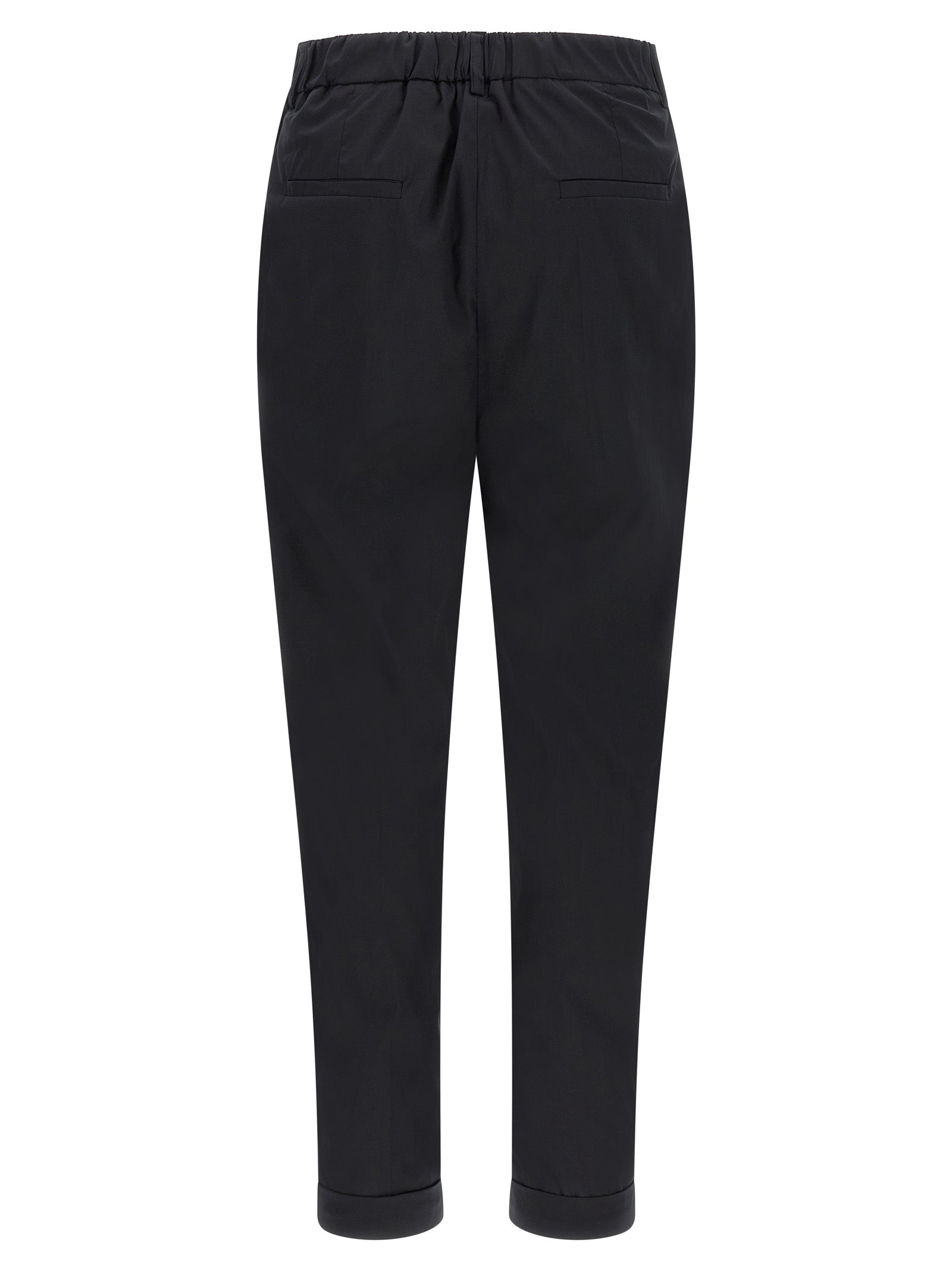 Kiton Schwarze Baumwoll-Freizeithose