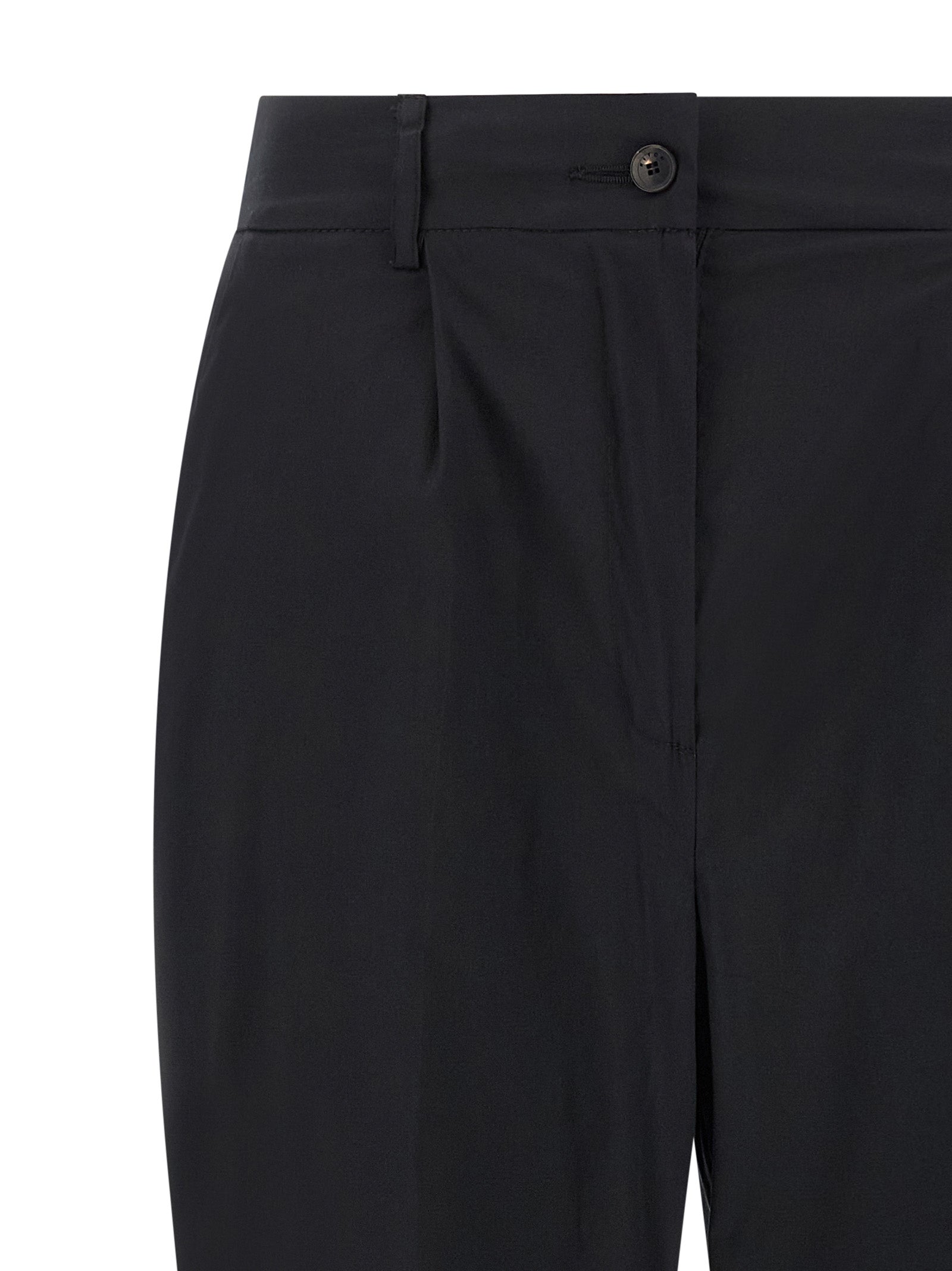 Kiton Schwarze Baumwoll-Freizeithose