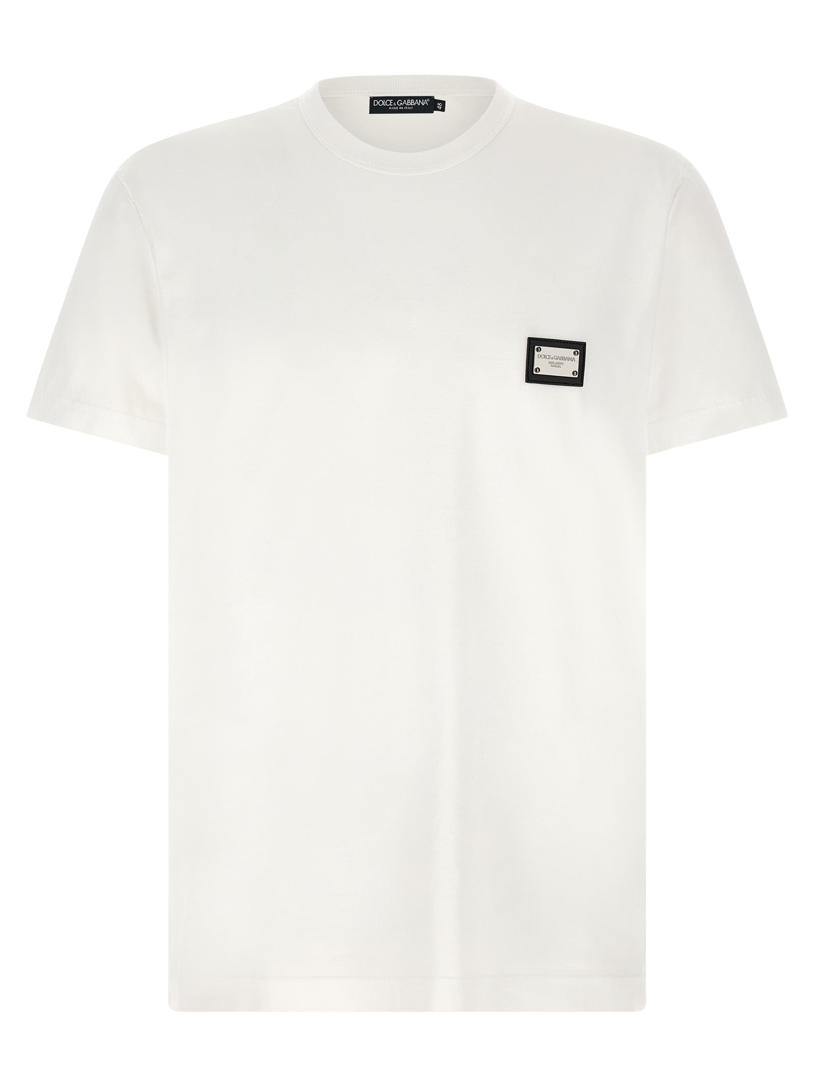 Dolce & Gabbana Weißes Baumwoll-T-Shirt