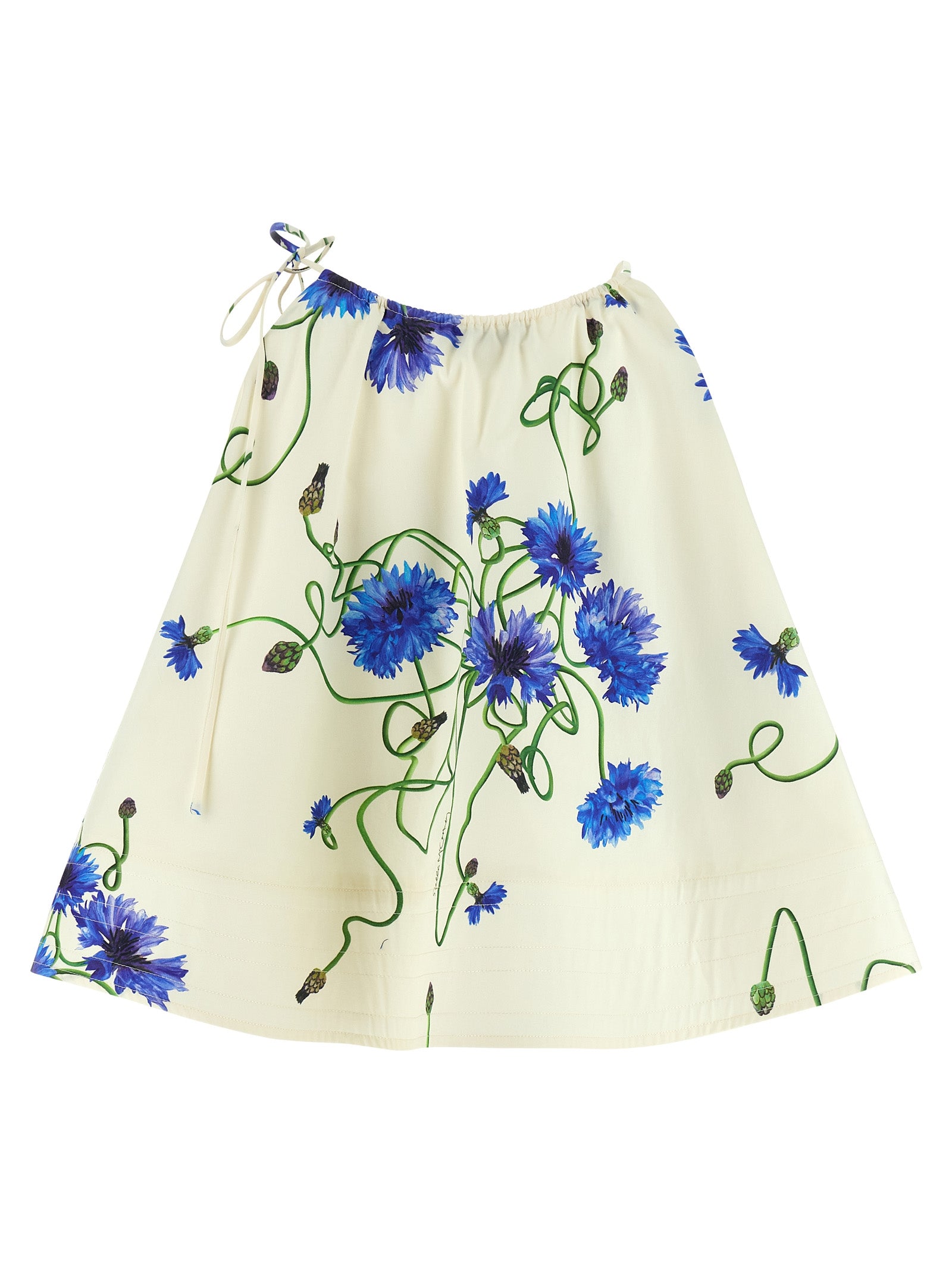 Stella McCartney Blaue Baumwollbluse