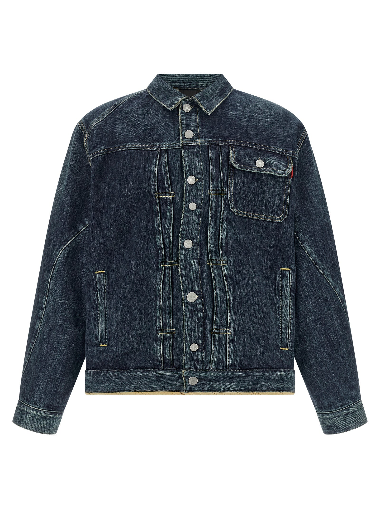 Undercover Blaue Jeansjacke aus Baumwolle