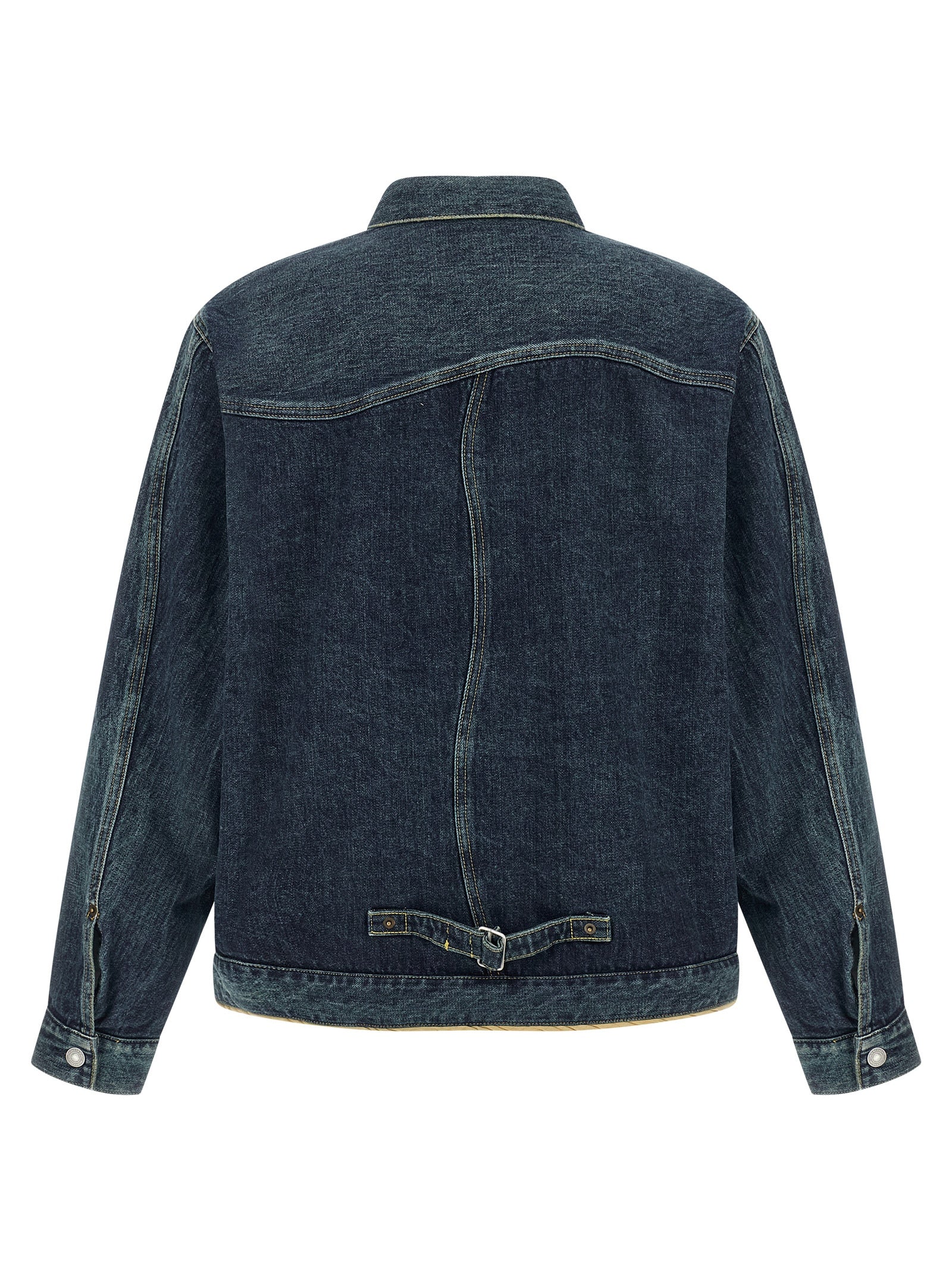Undercover Blaue Jeansjacke aus Baumwolle