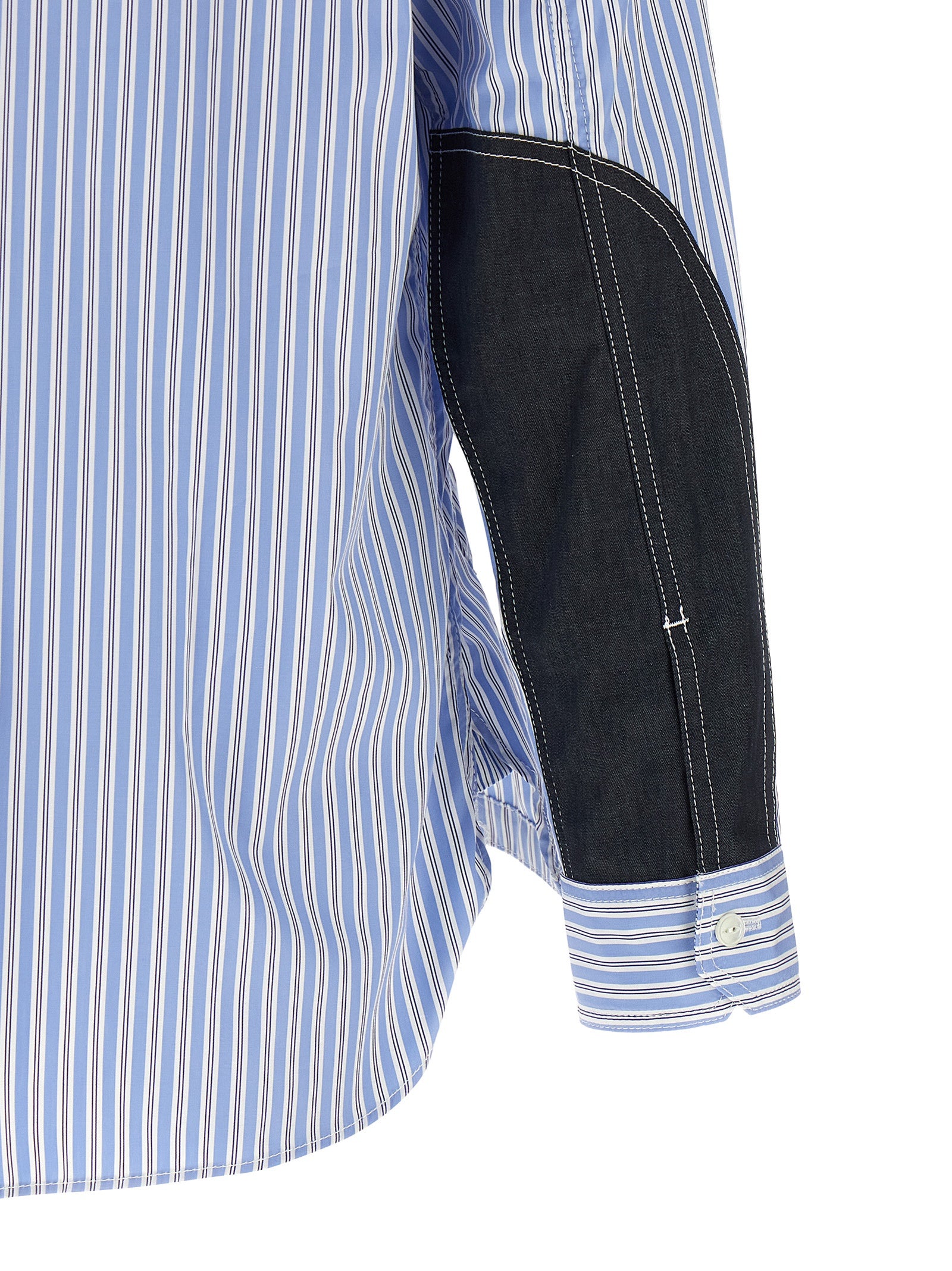 Junya Watanabe Blaue Baumwollbluse