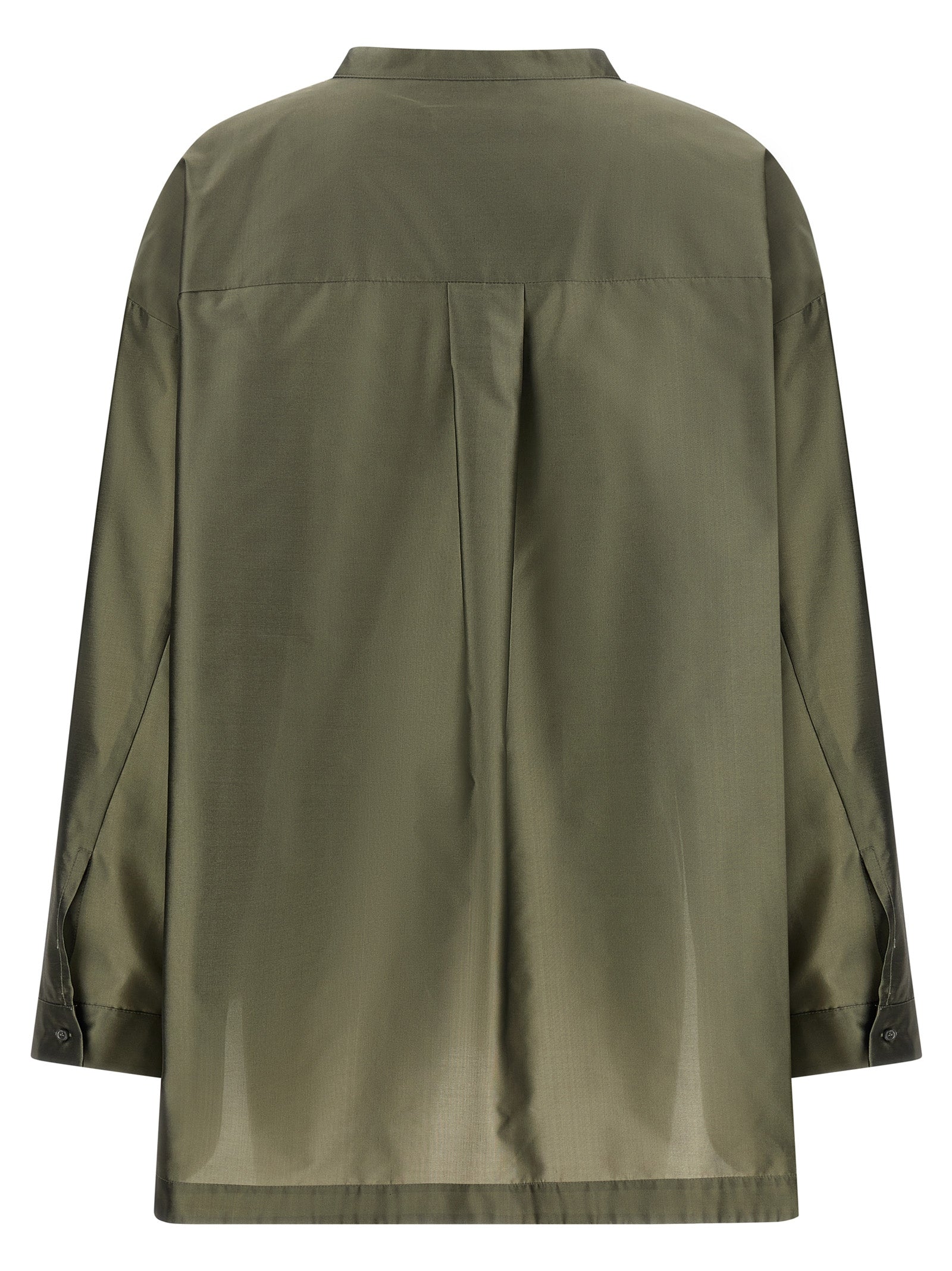 'S Max Mara Grüne Polyester-Bluse