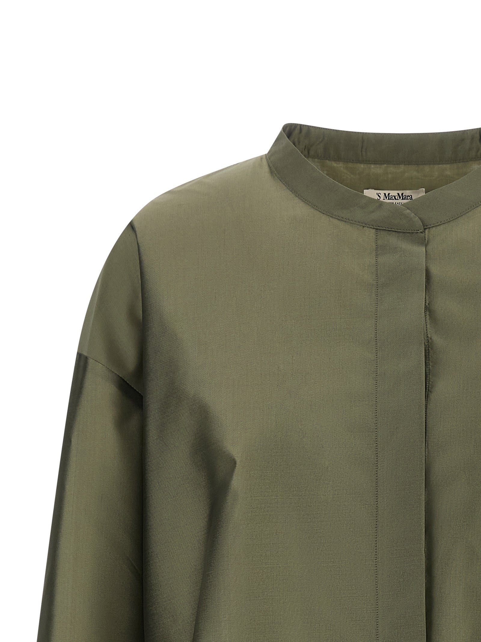 'S Max Mara Grüne Polyester-Bluse