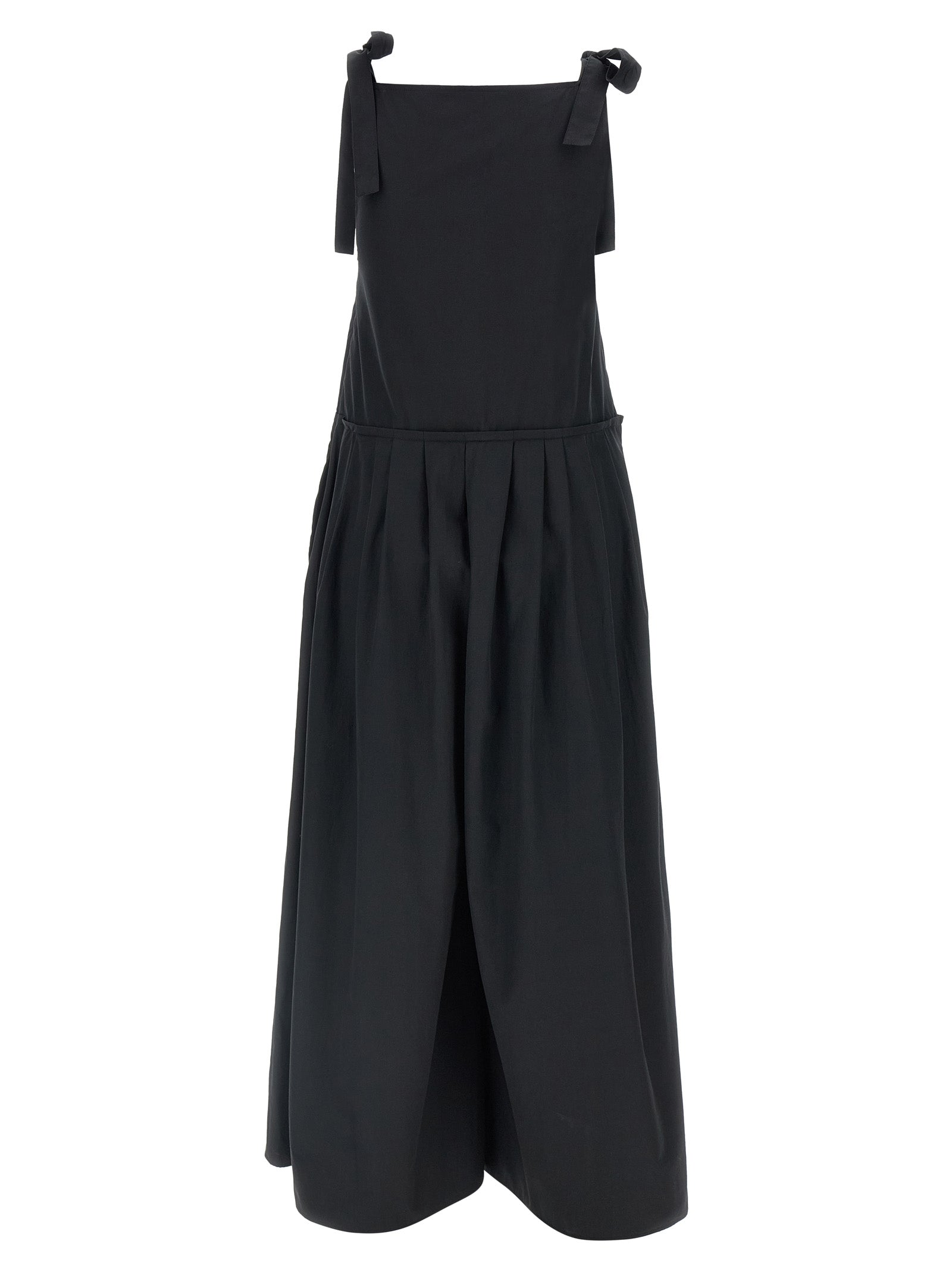 Max Mara Schwarzer Baumwoll-Jumpsuit