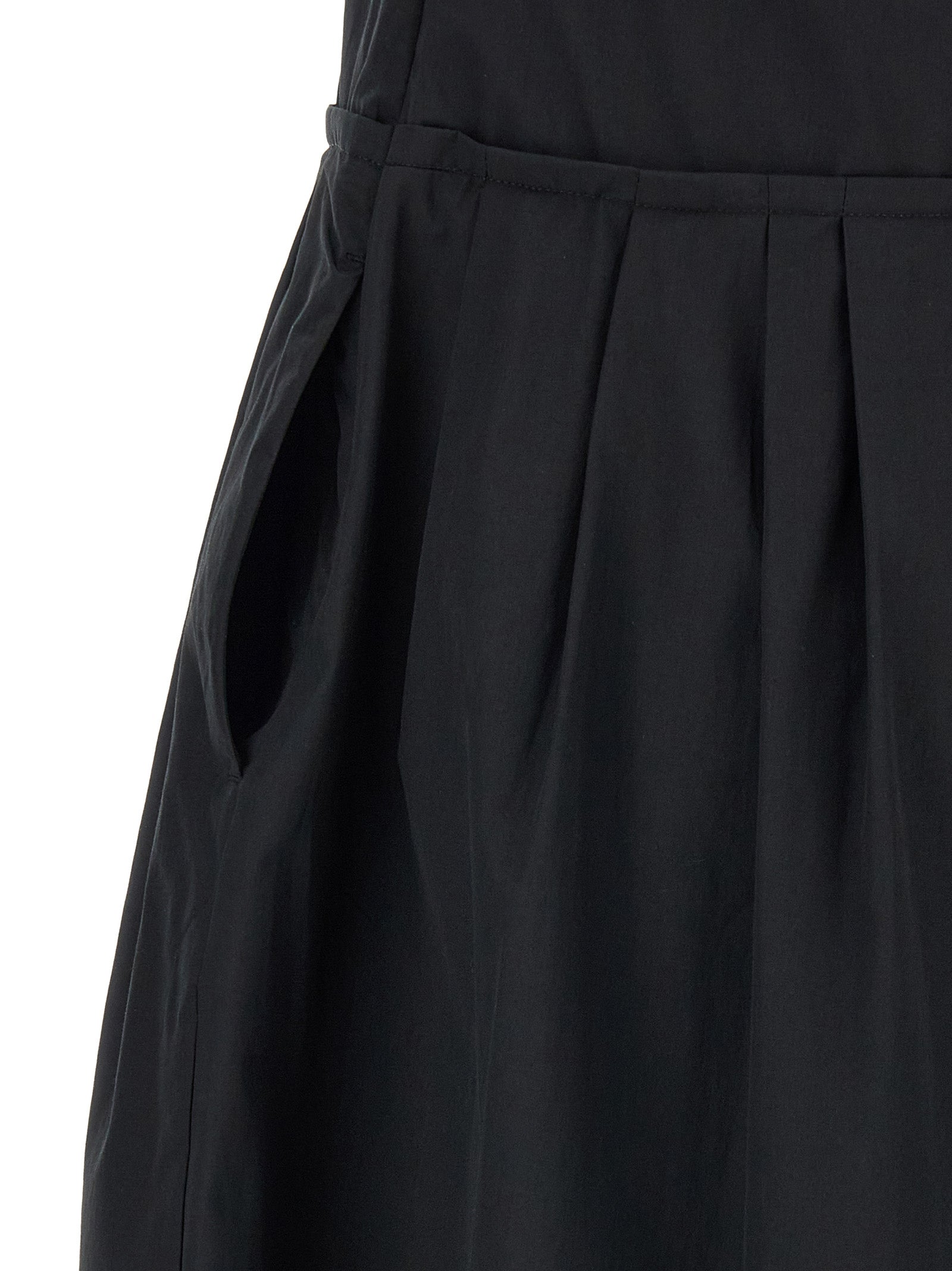 Max Mara Schwarzer Baumwoll-Jumpsuit