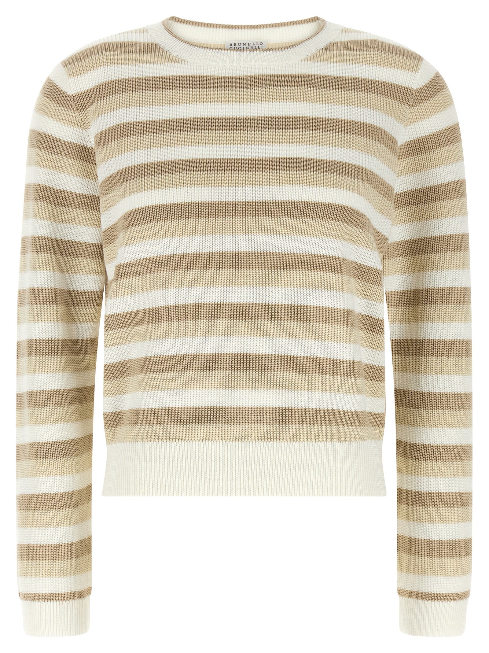Brunello Cucinelli Beige Cotton Cardigan