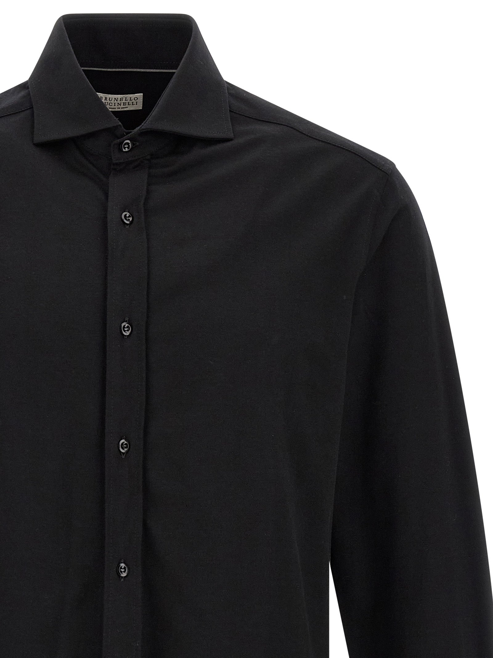 Brunello Cucinelli Schwarze Baumwollbluse