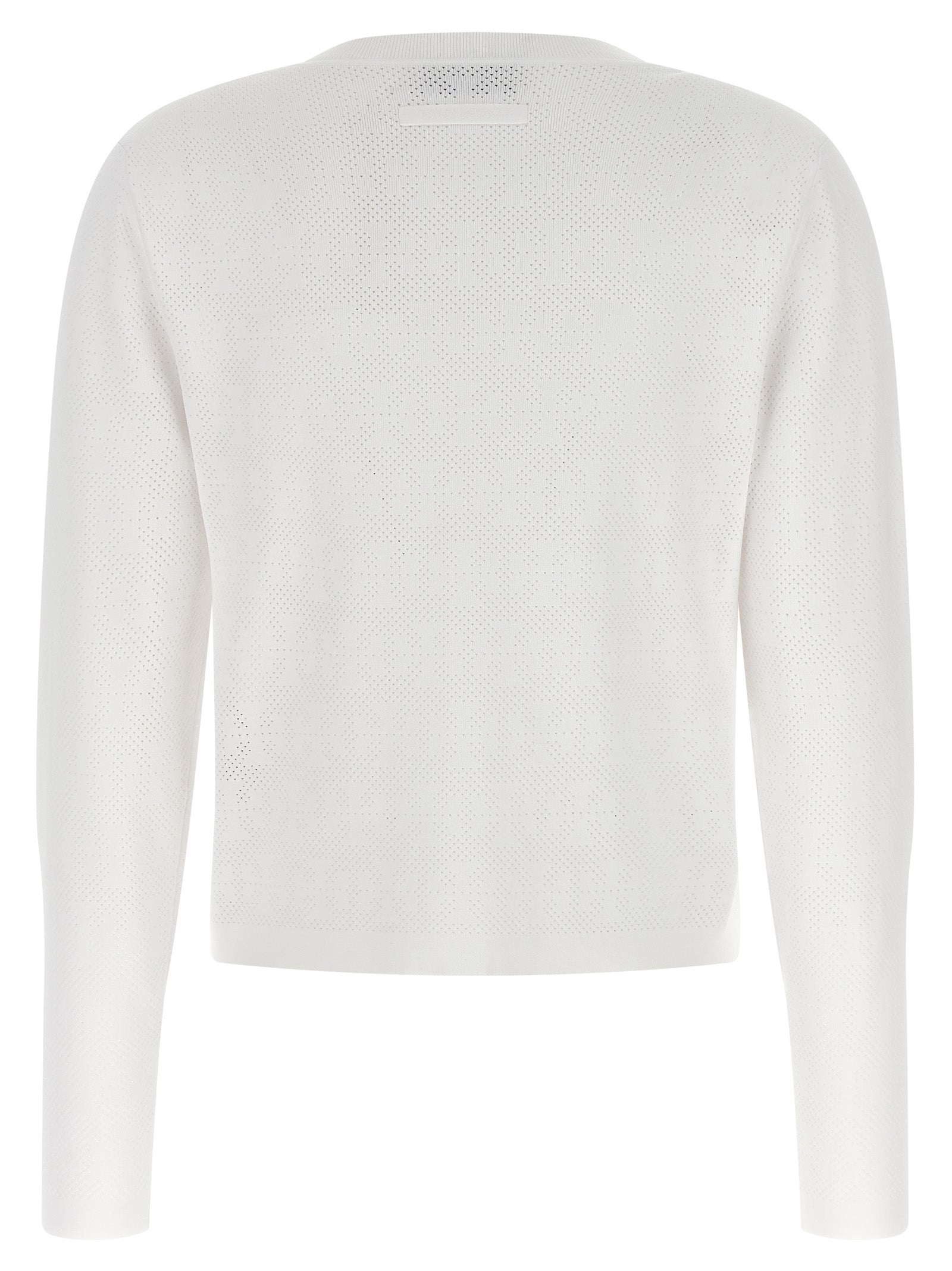 Tory Burch Weiße Viskose-Strickjacke