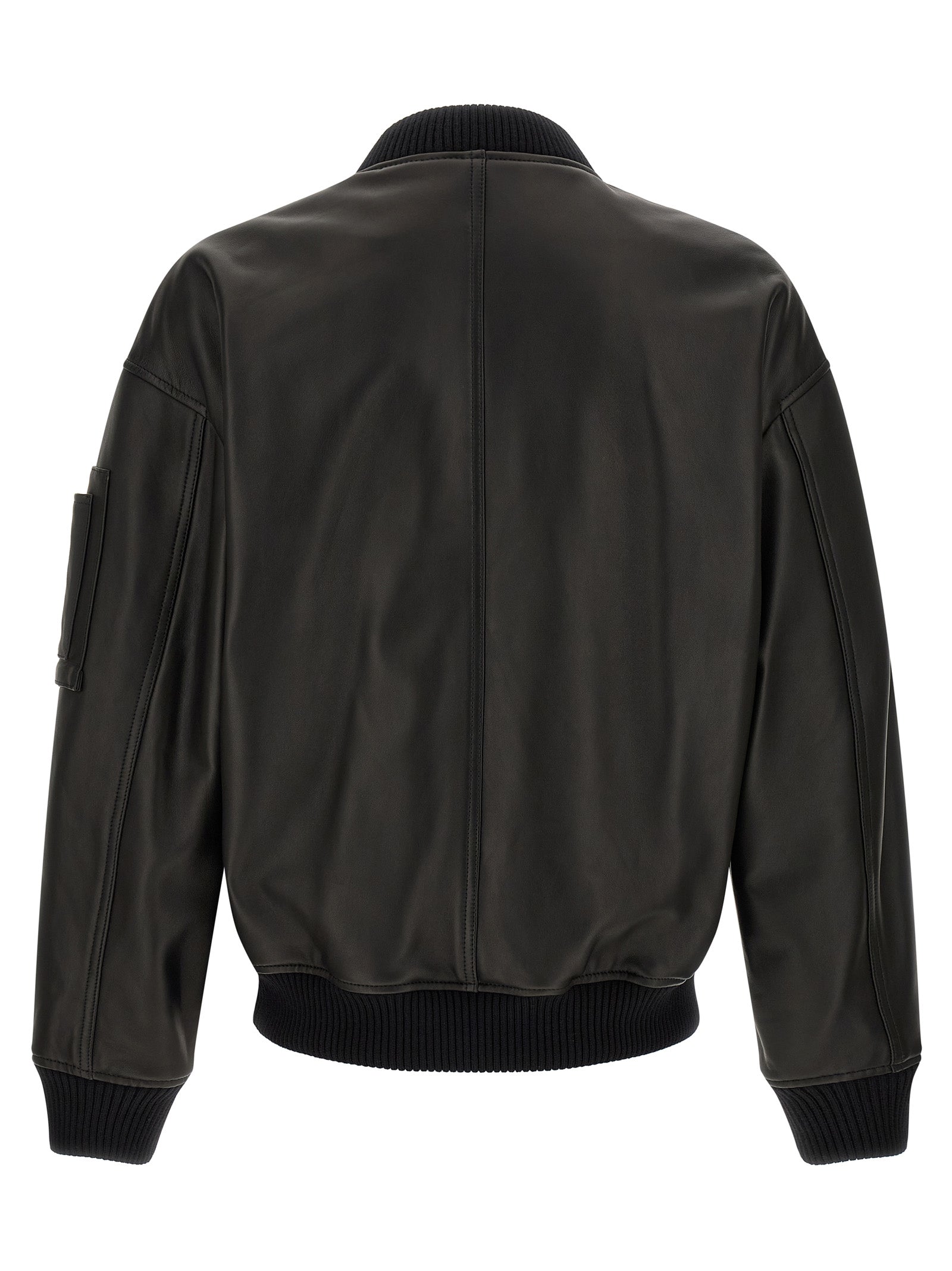 Dsquared² Schwarze Lederjacke aus Leder