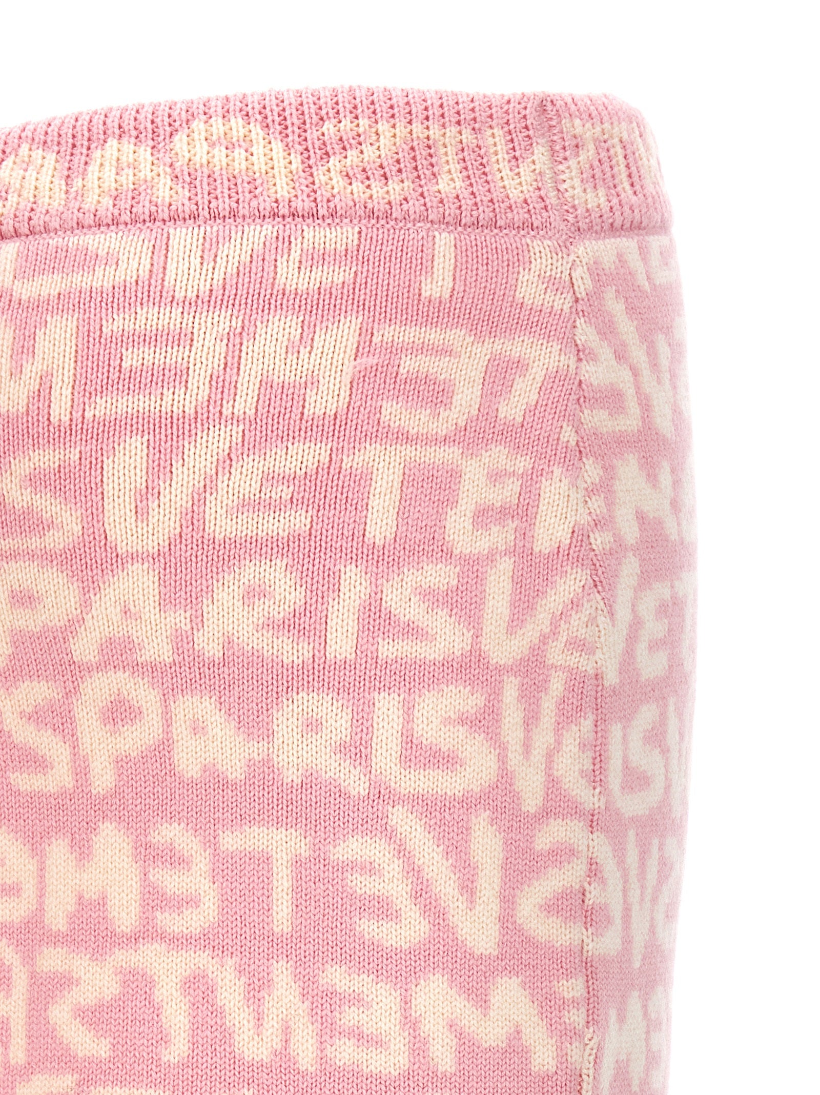 Vetements Langer Rock aus mehrfarbiger Merinowolle