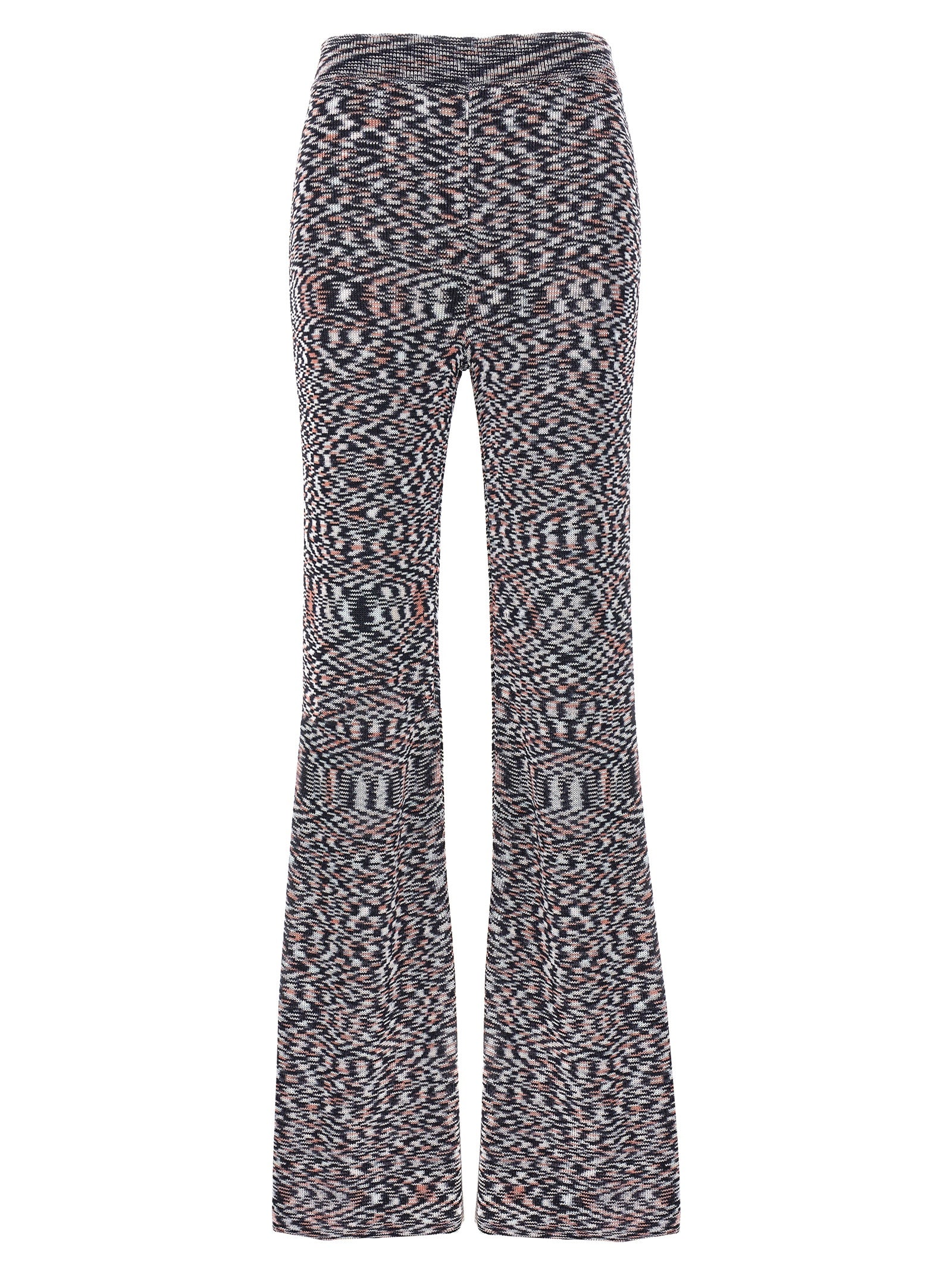 Missoni Mehrfarbige Hose aus Viskose mit ausgestelltem Bein