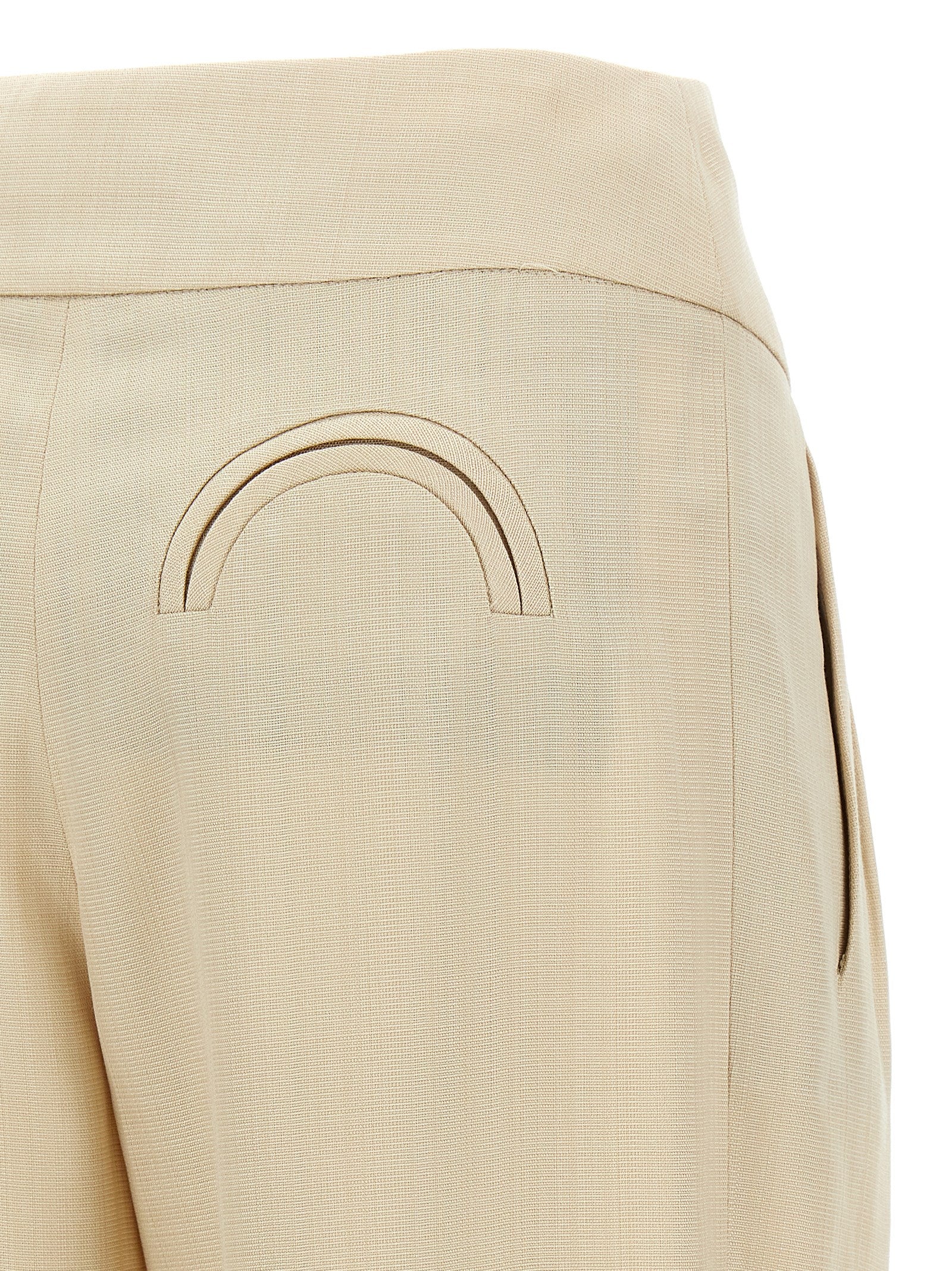 Blazé Milano Beige Viskose Anzughose