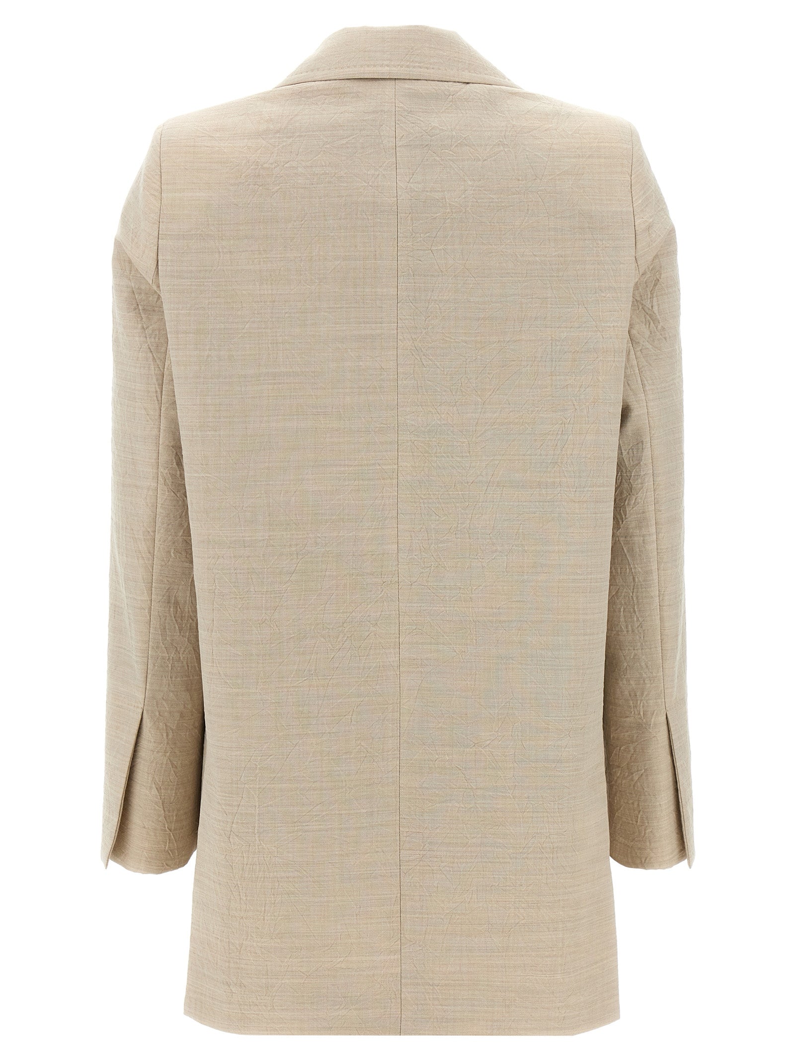 Max Mara Mantel aus reiner Schurwolle in Beige