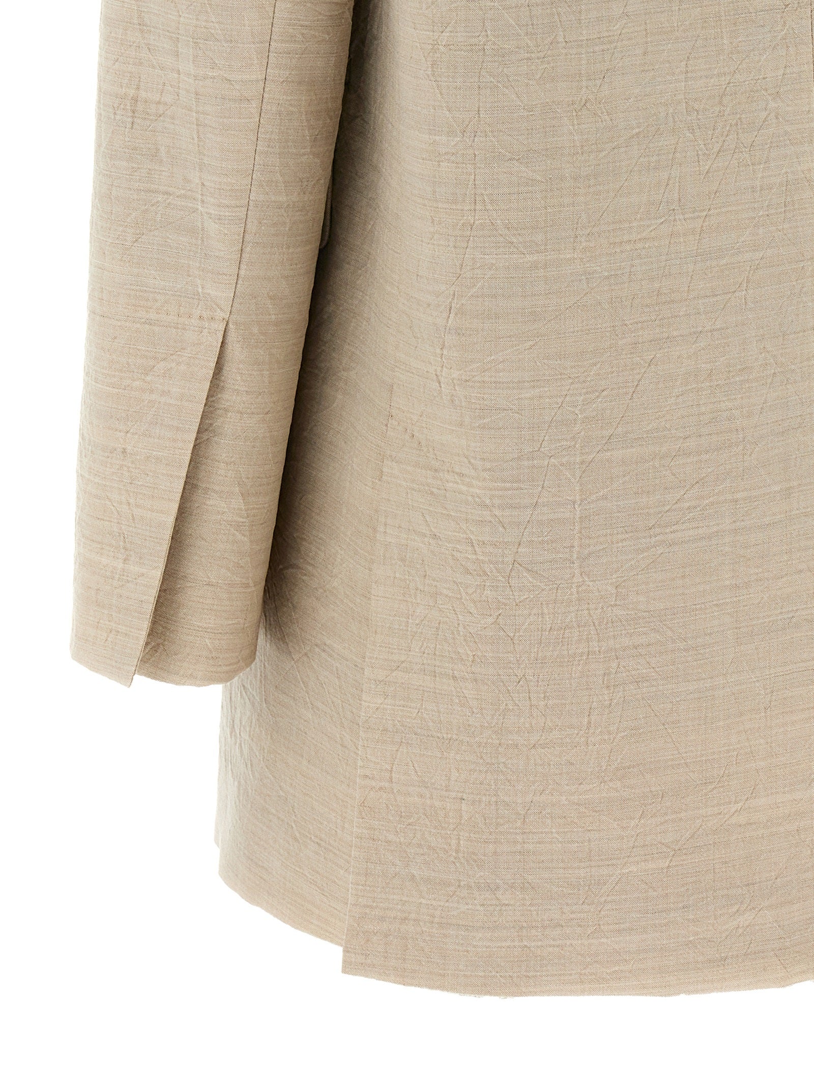 Max Mara Mantel aus reiner Schurwolle in Beige