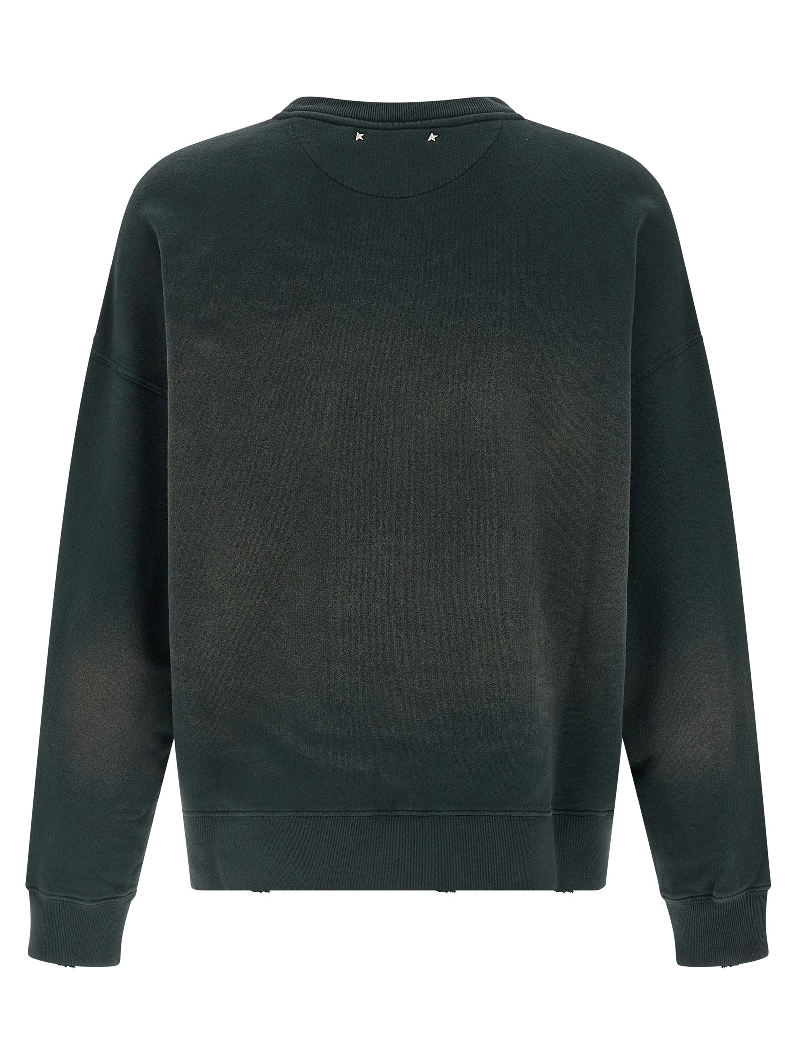 Golden Goose Schwarzer Baumwoll-Sweatshirt