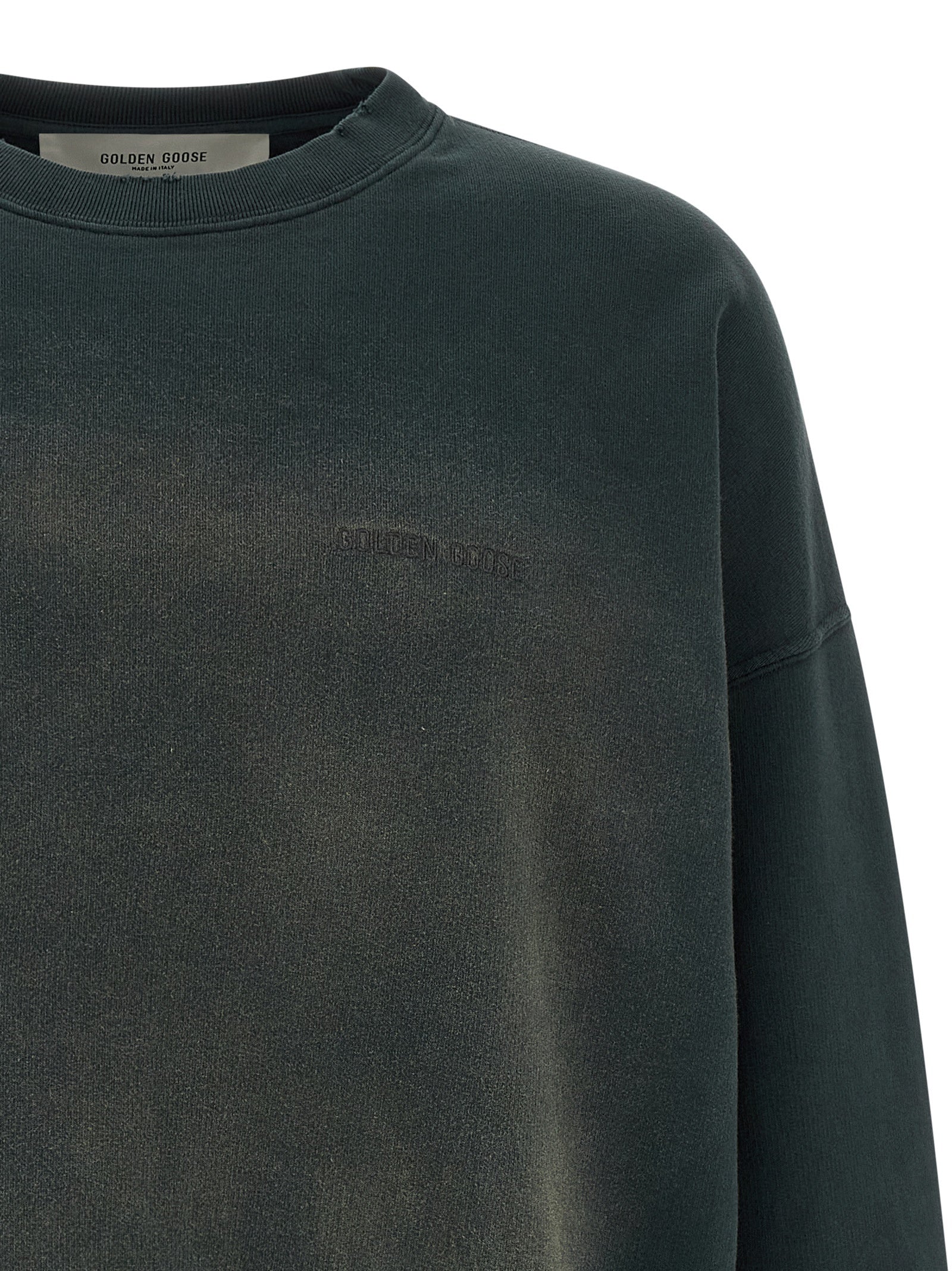Golden Goose Schwarzer Baumwoll-Sweatshirt