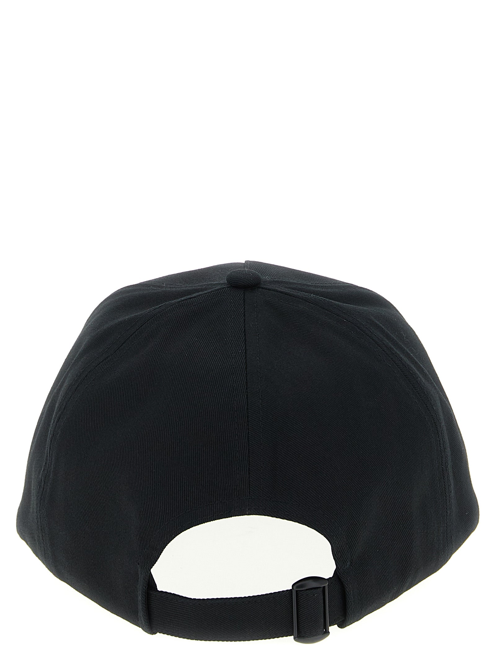 Moncler Schwarze Baumwollkappe (Baseball Cap)