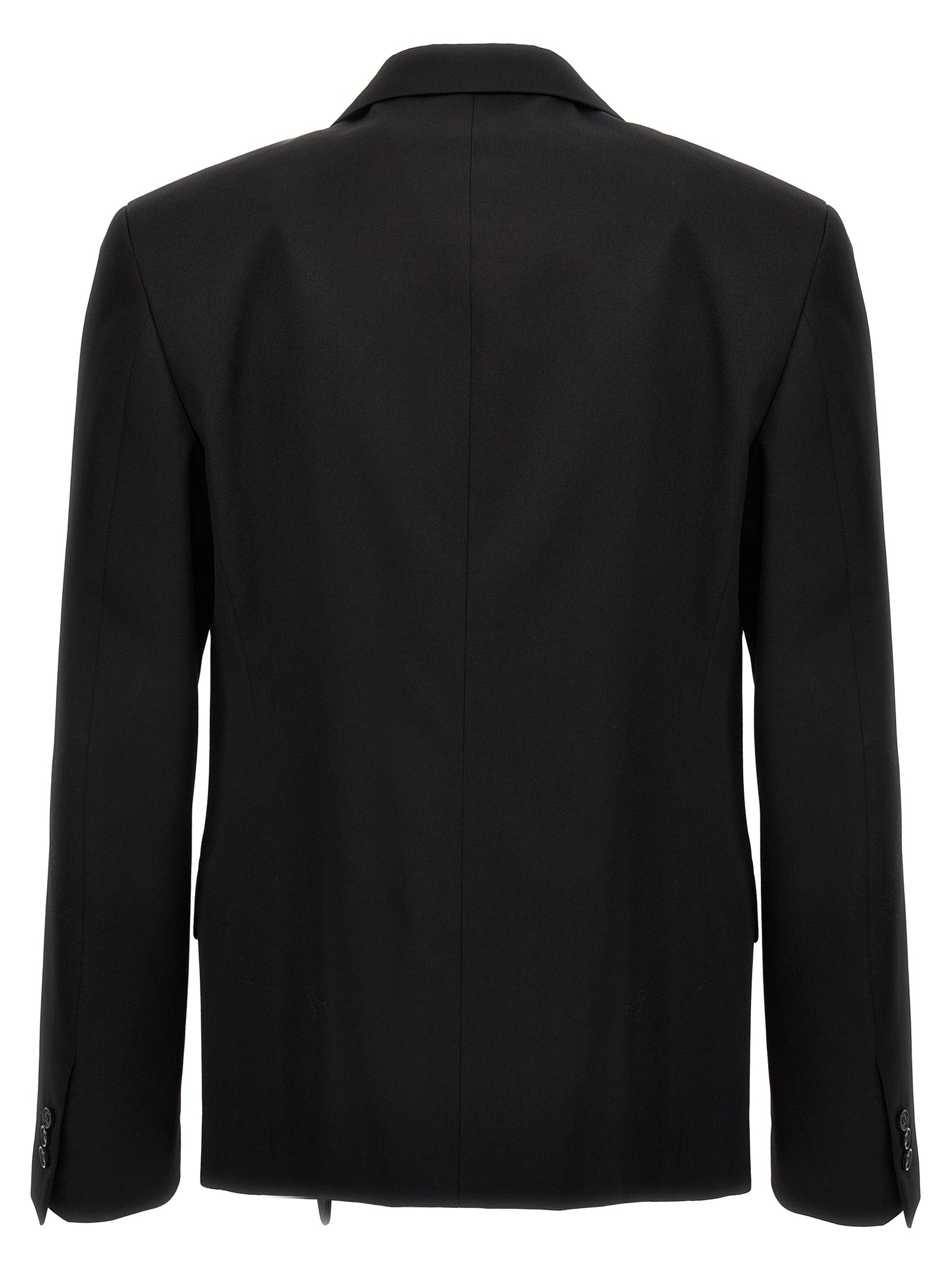 Off-White Schwarzer Wollblazer