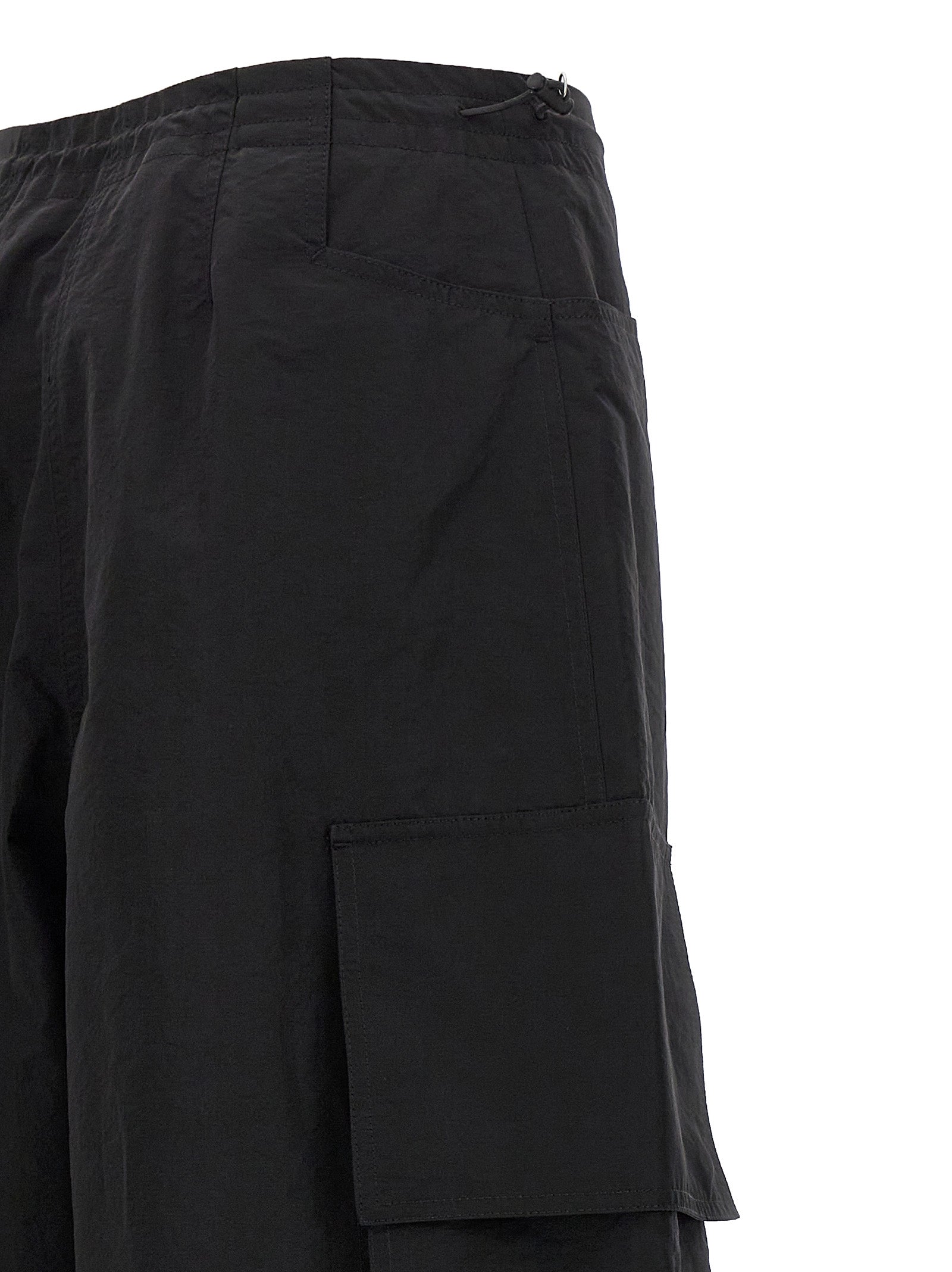 Palm Angels Schwarze Polyamid-Freizeithose