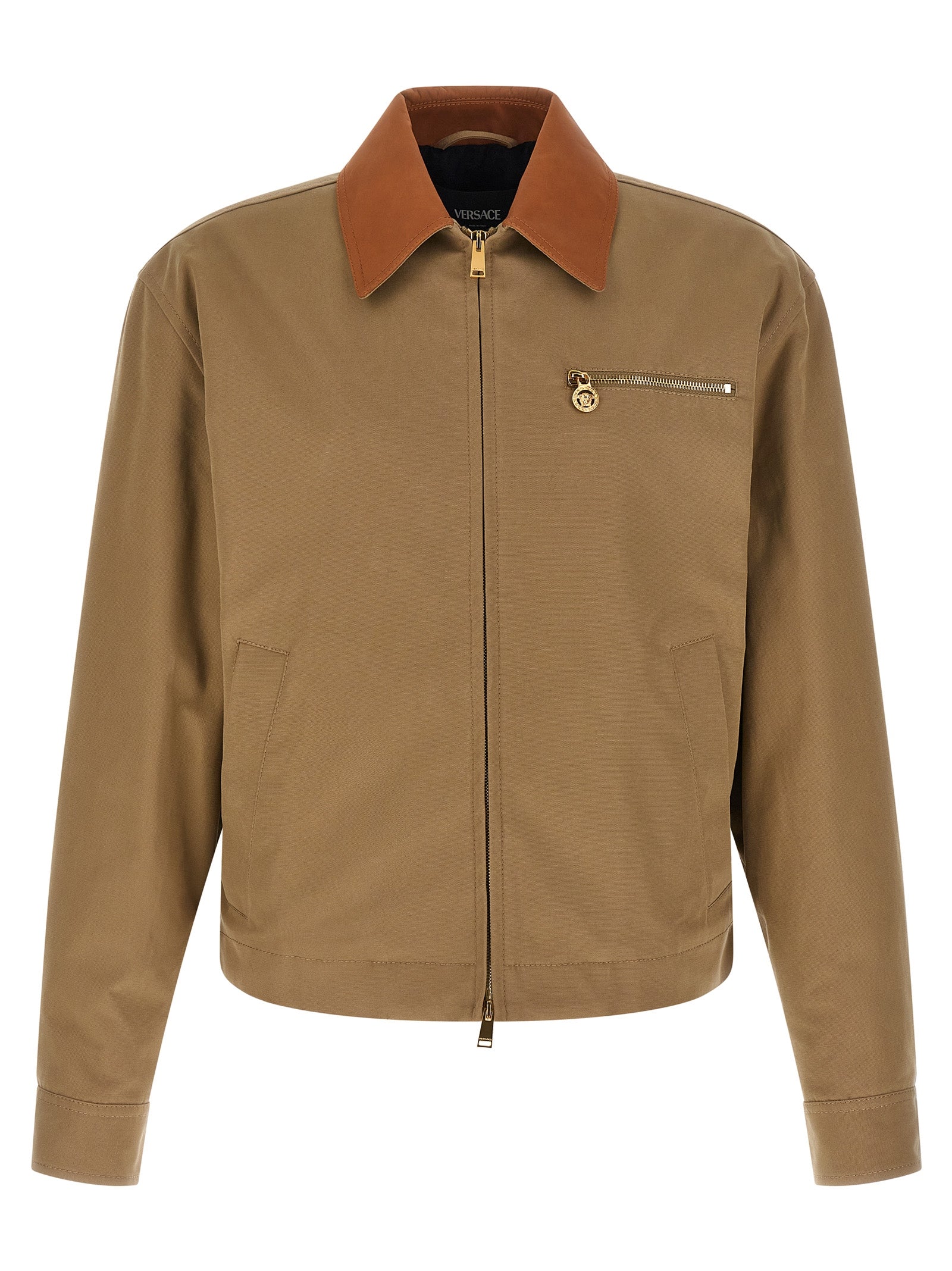 Versace Beige Baumwolljacke