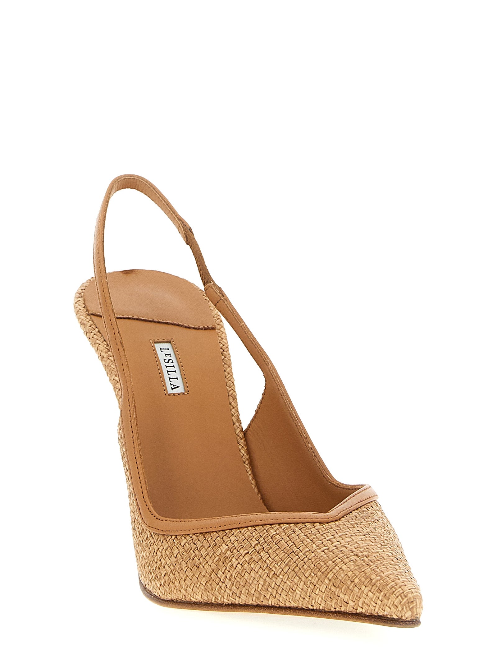 LE SILLA Braune Pumps aus Polyamid mit hohen Absätzen