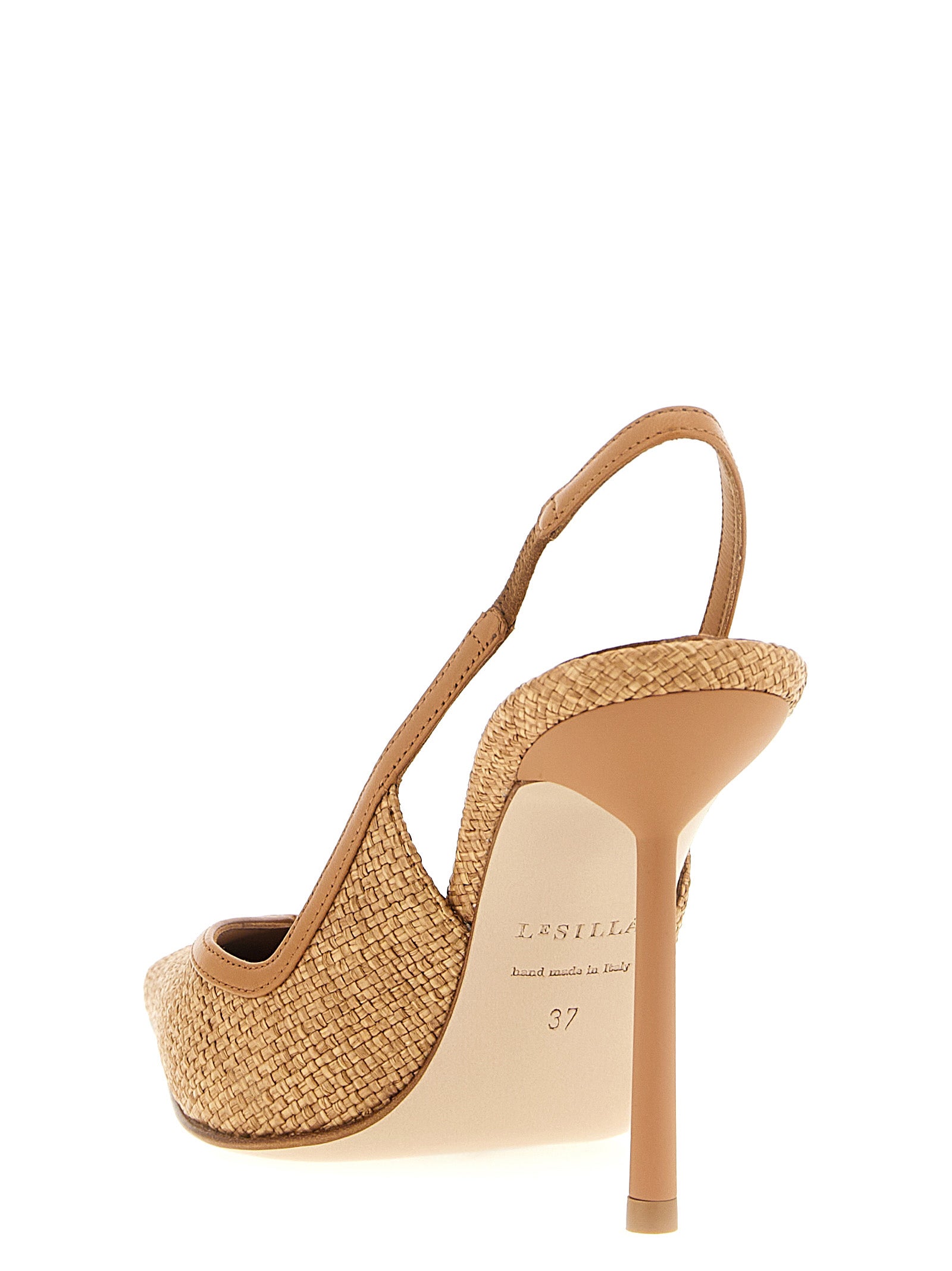 LE SILLA Braune Pumps aus Polyamid mit hohen Absätzen
