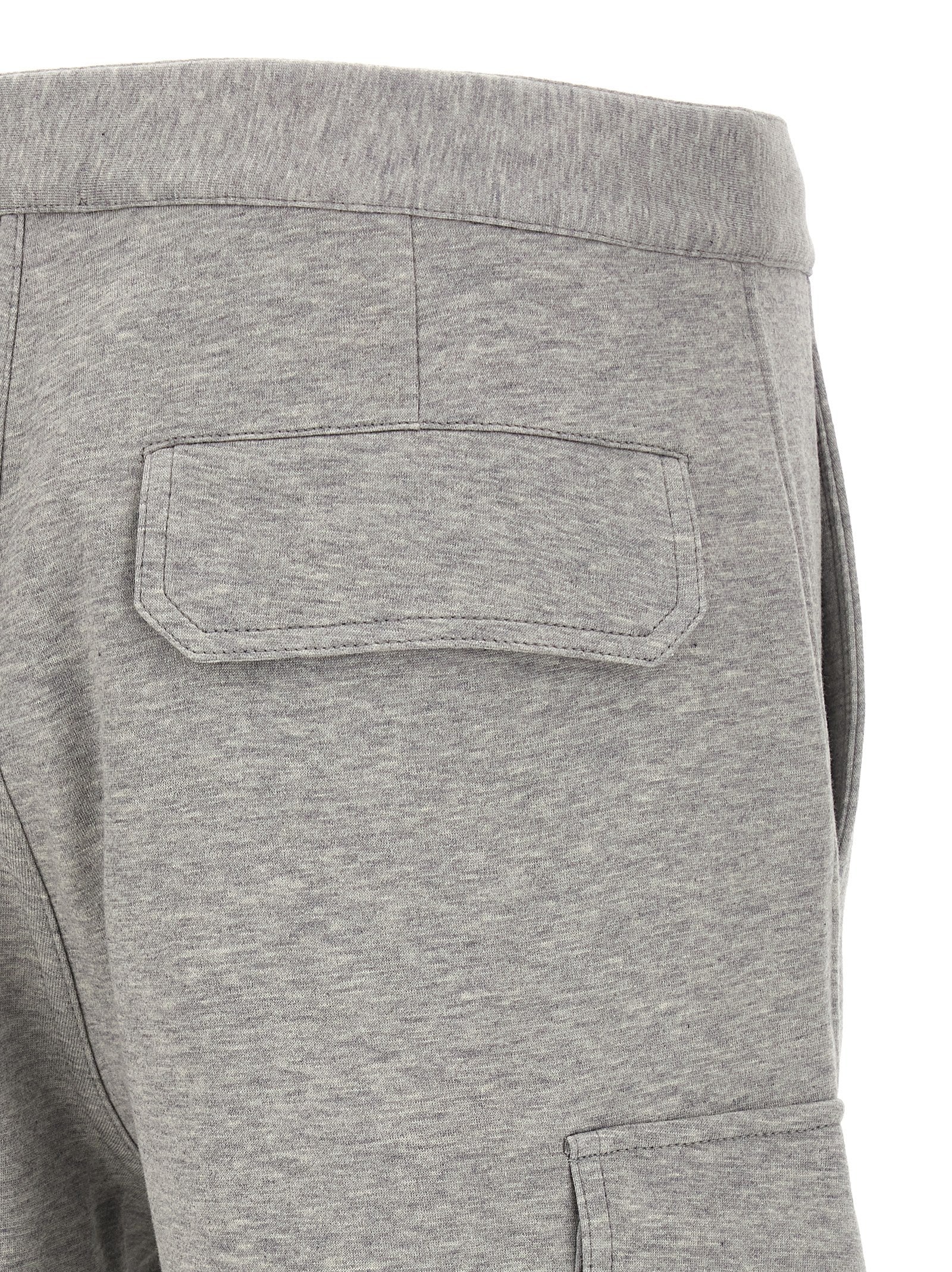 Brunello Cucinelli Graue Cargoshorts aus Baumwolle