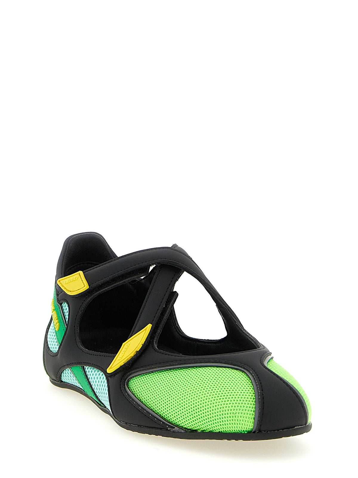 The Attico Zweifarbige Ballerinas aus Polyethylen
