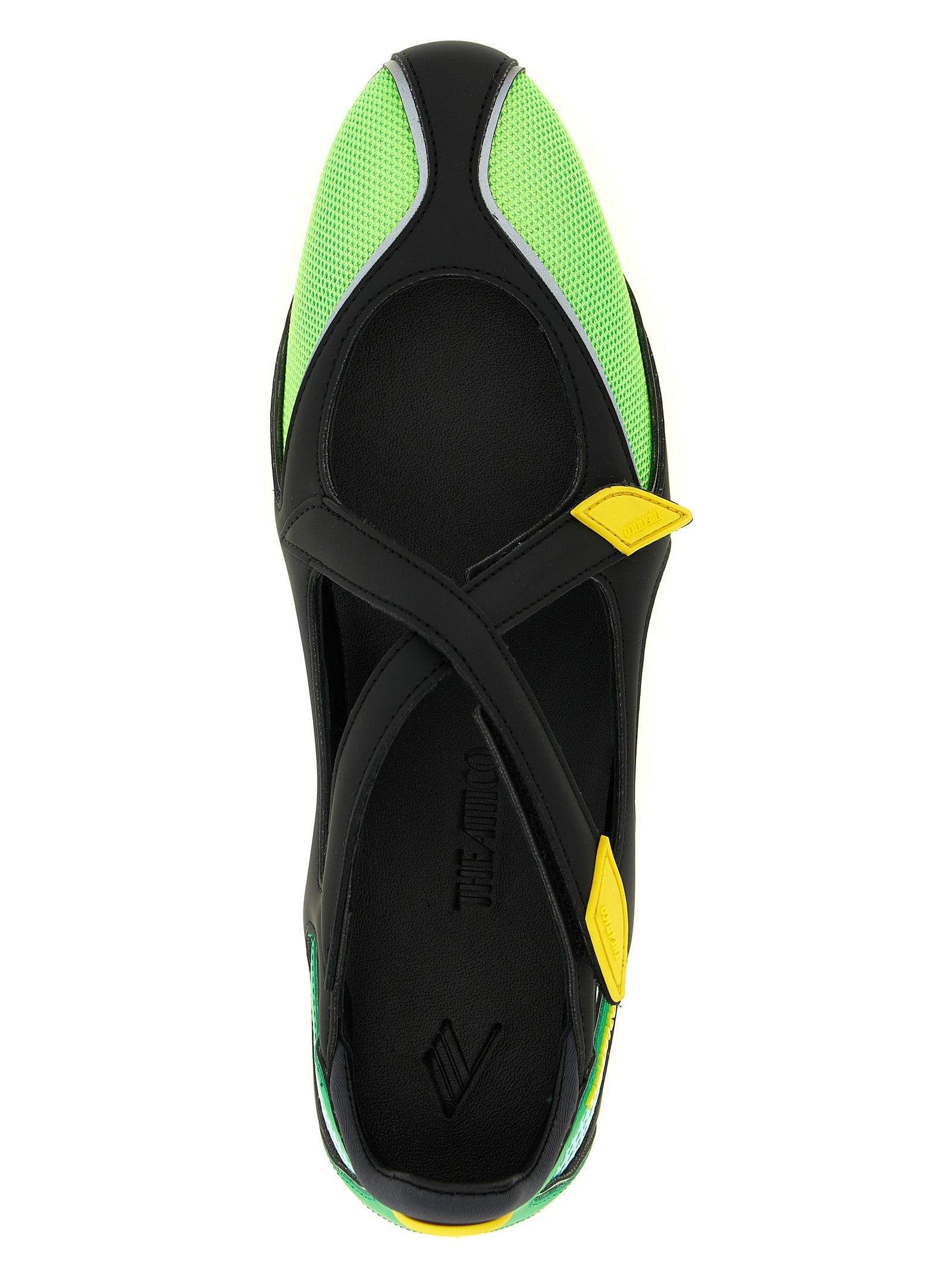The Attico Zweifarbige Ballerinas aus Polyethylen