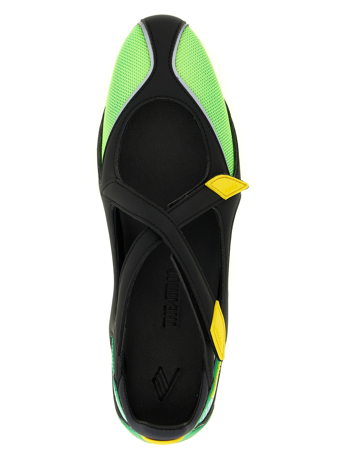 The Attico Zweifarbige Ballerinas aus Polyethylen
