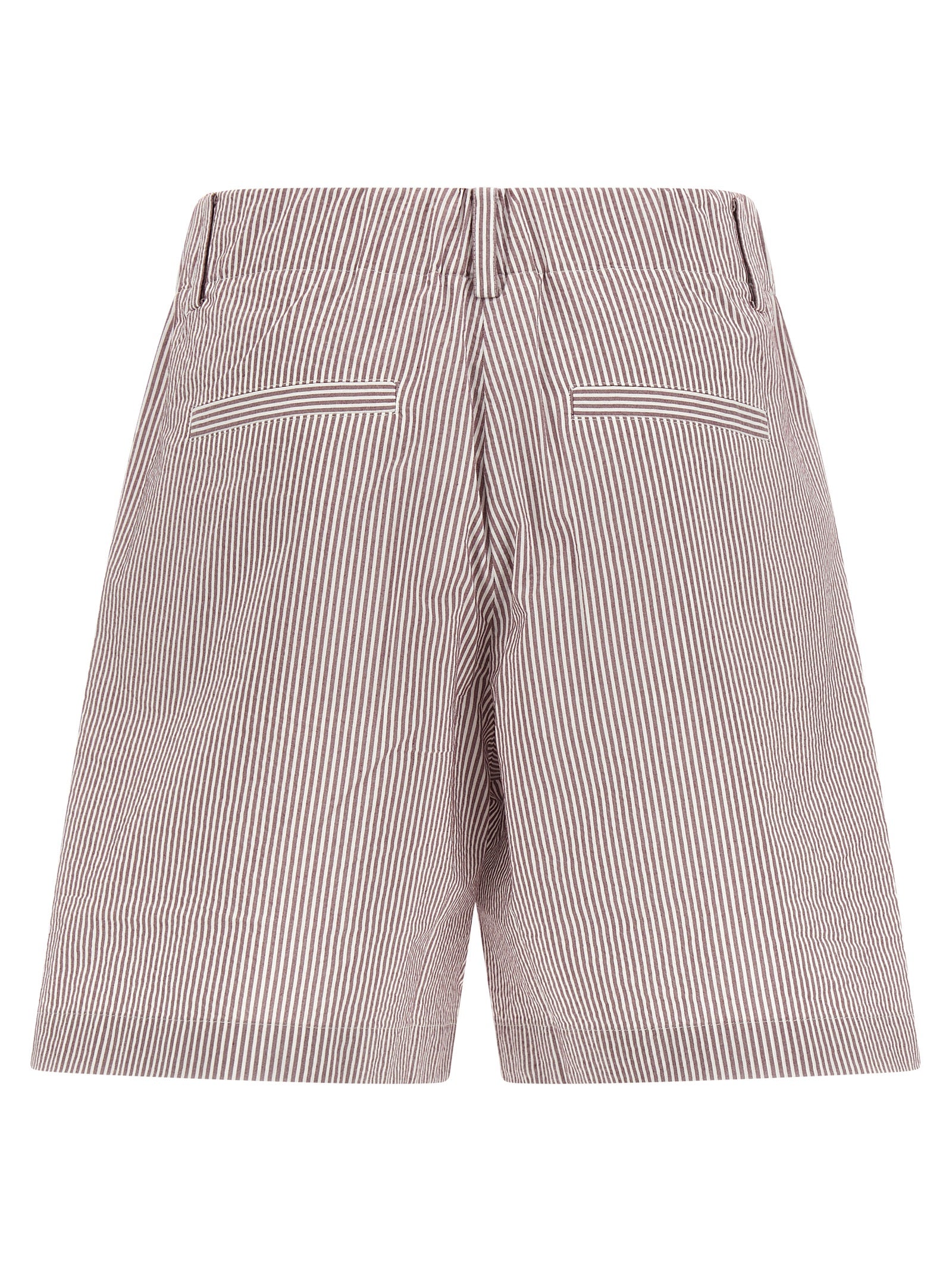 Brunello Cucinelli Mehrfarbige Baumwoll-Bermudashorts