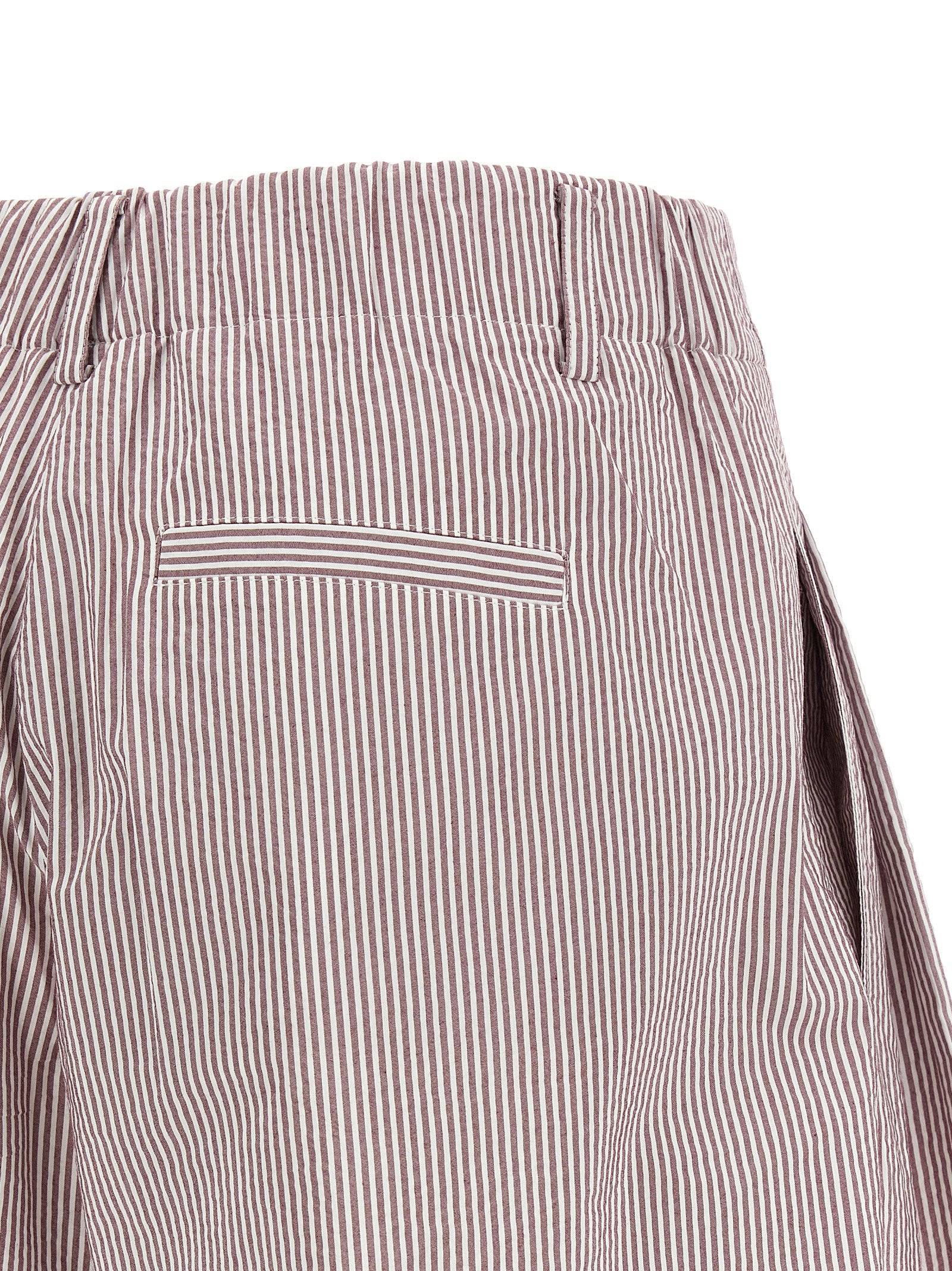 Brunello Cucinelli Mehrfarbige Baumwoll-Bermudashorts