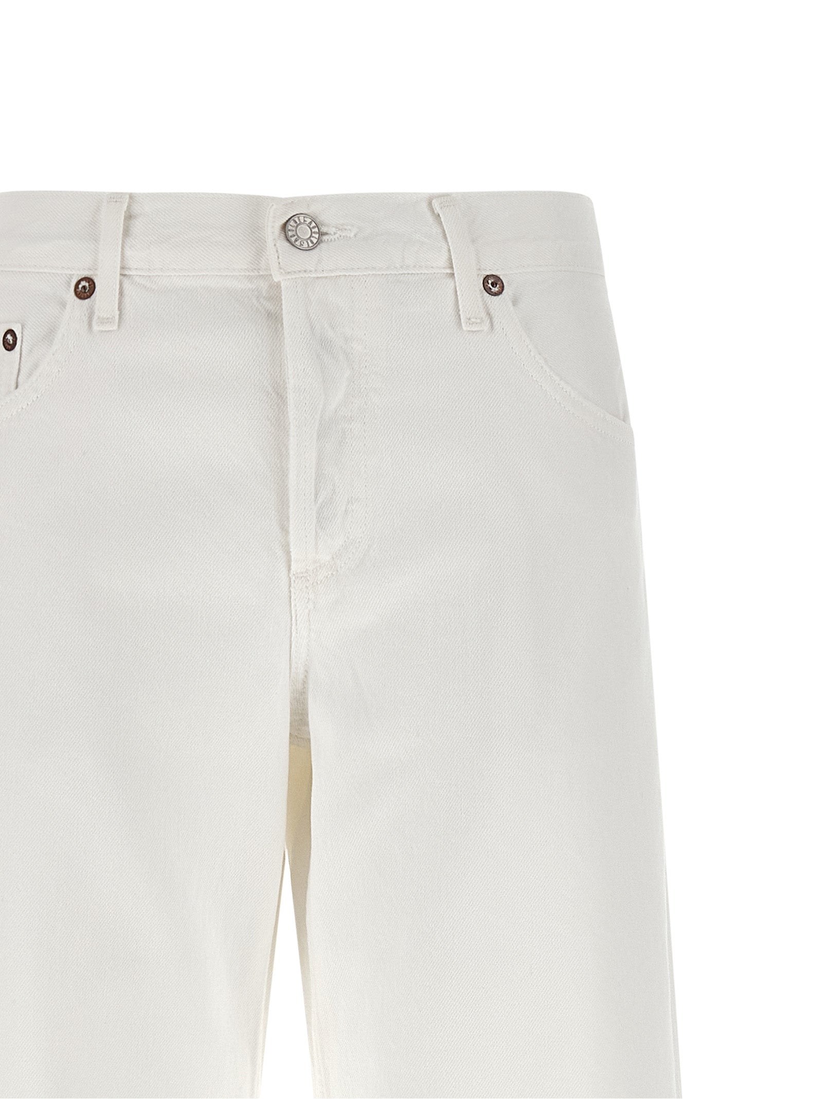 Agolde Weiße Baumwoll-Jeans Denim