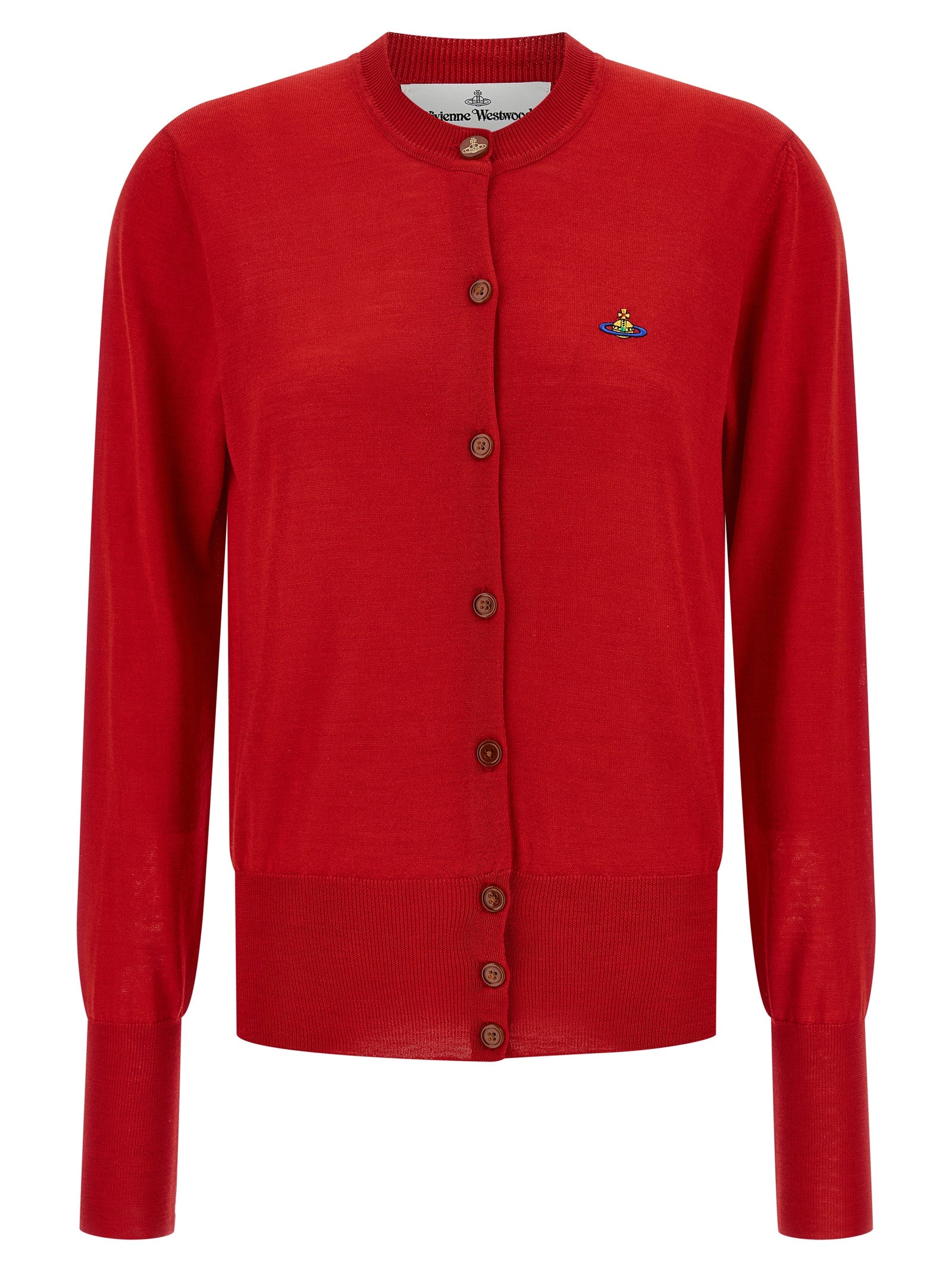 Vivienne Westwood Mehrfarbige Wollstrickjacke