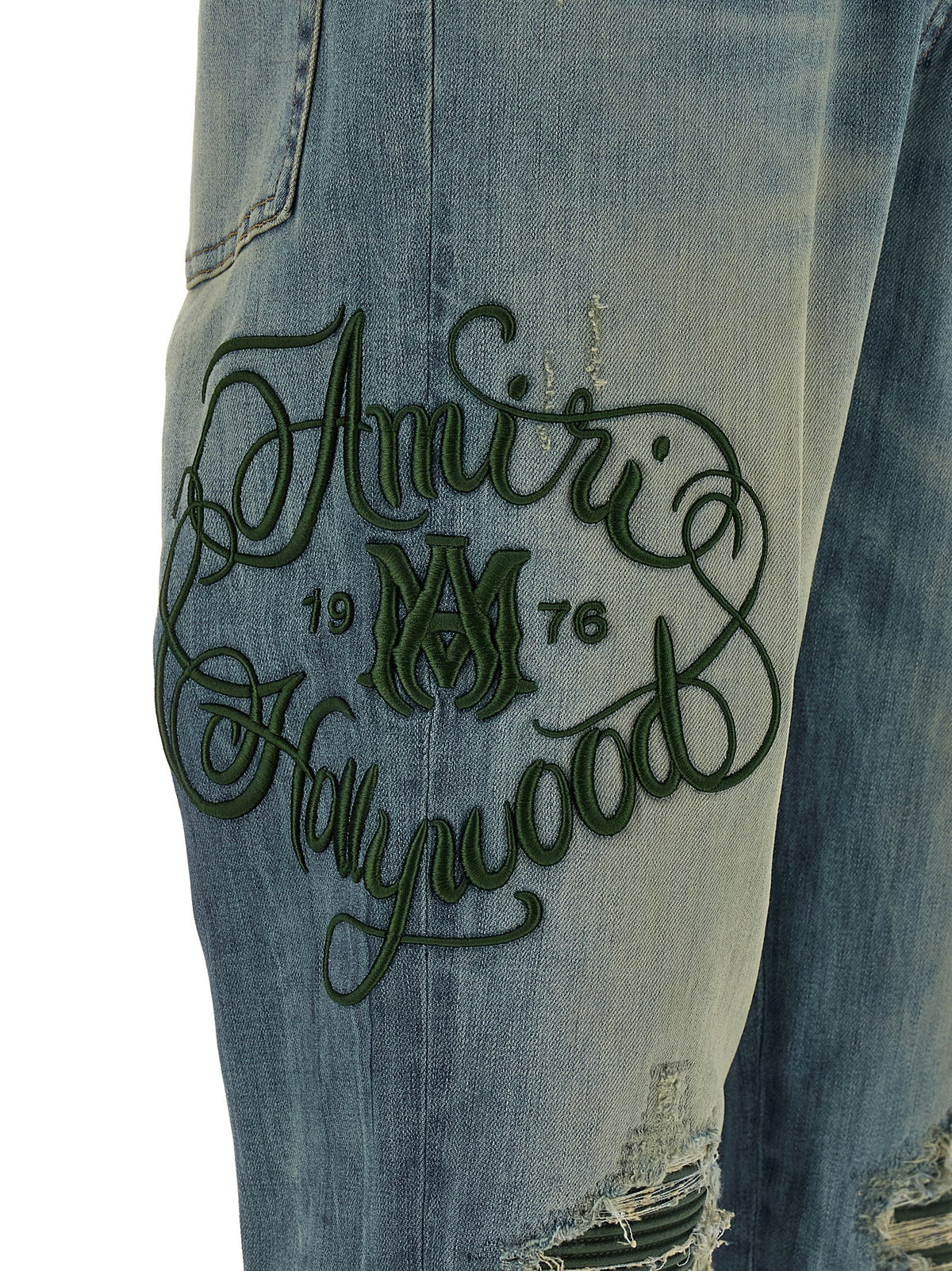 Amiri Blaue Baumwolljeans im Relaxed Fit