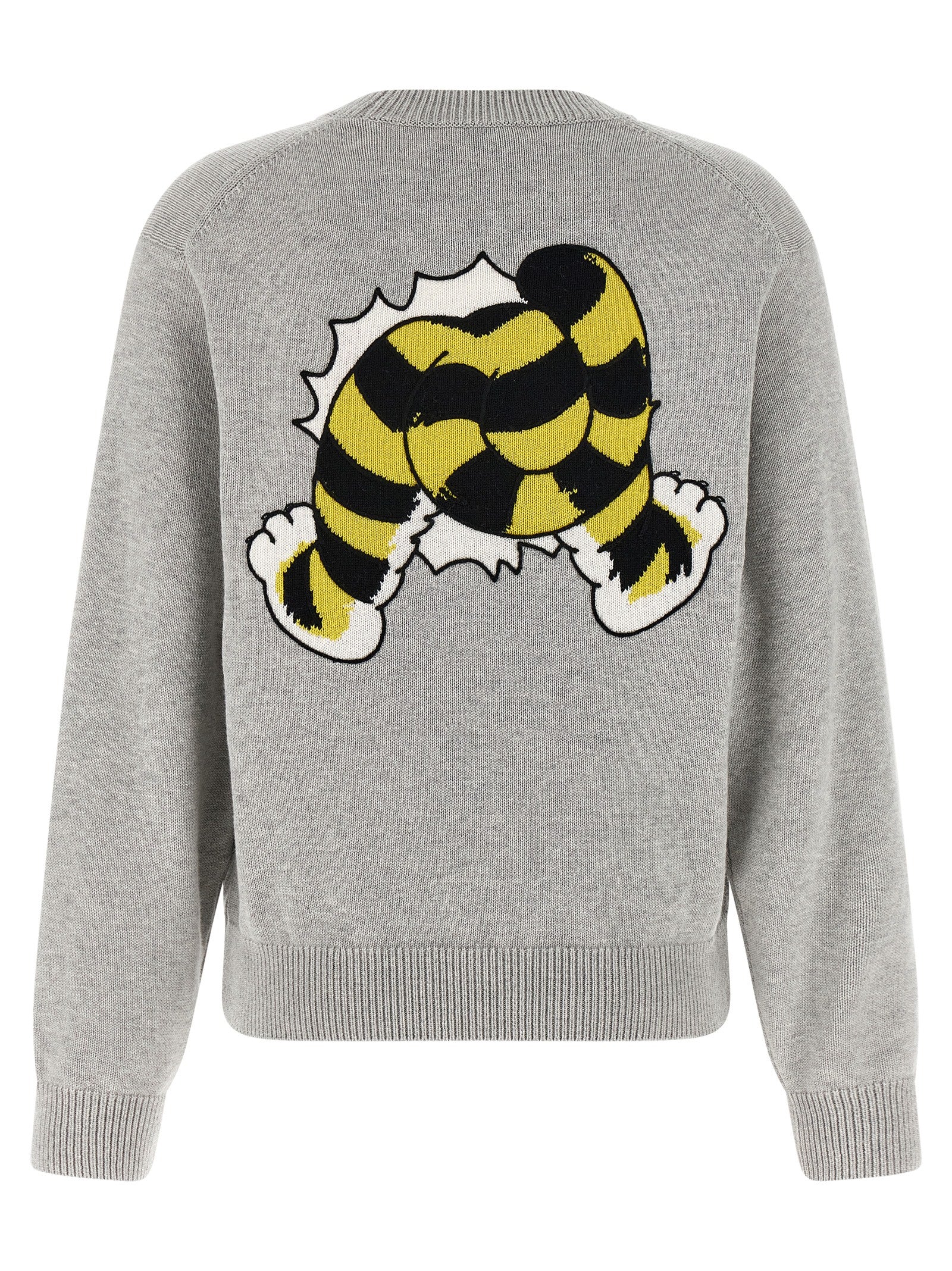 Kenzo Grauer Wollcardigan