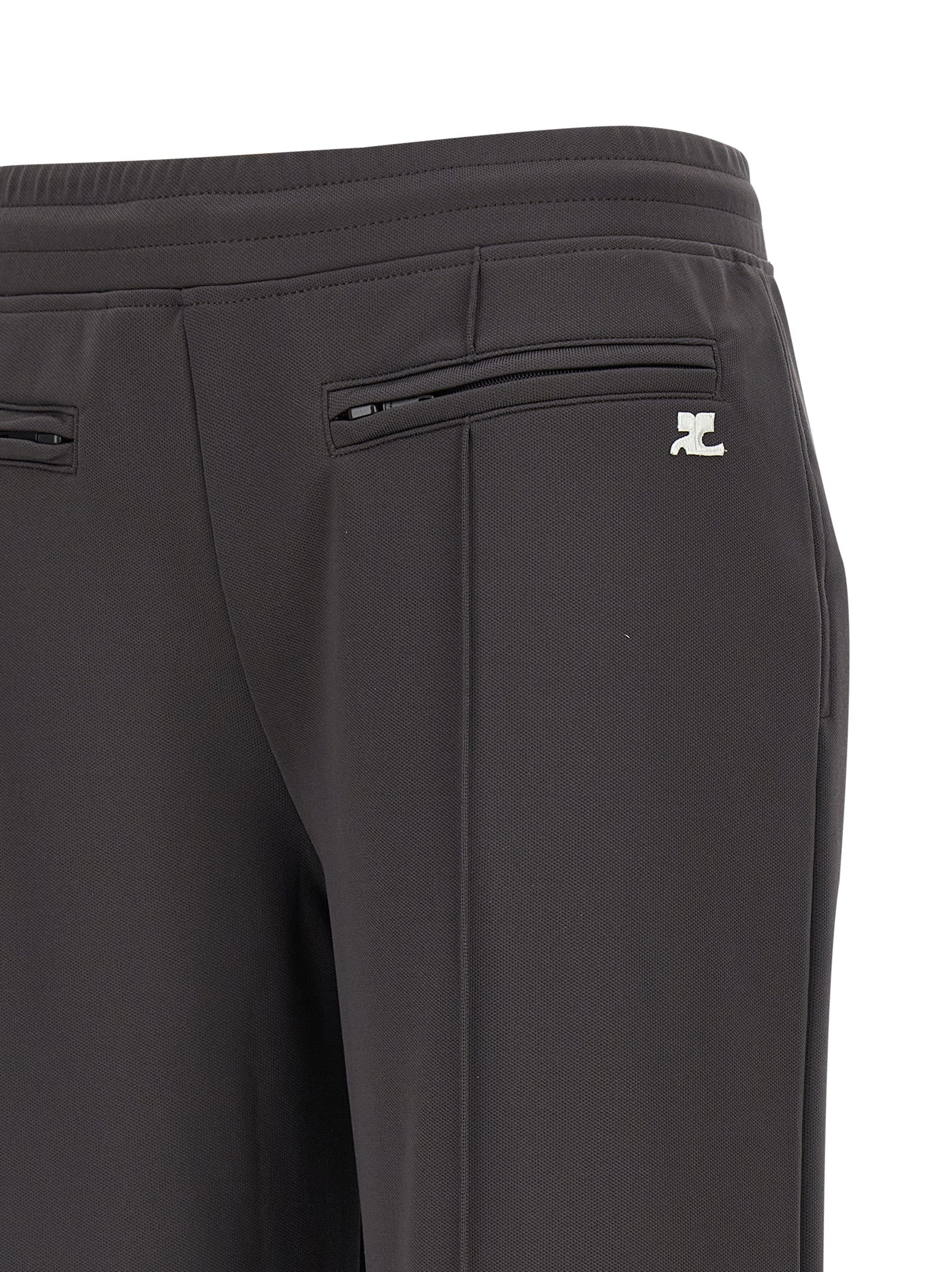 Courrèges Graue Jogginghose aus Polyester (Trainingshose)