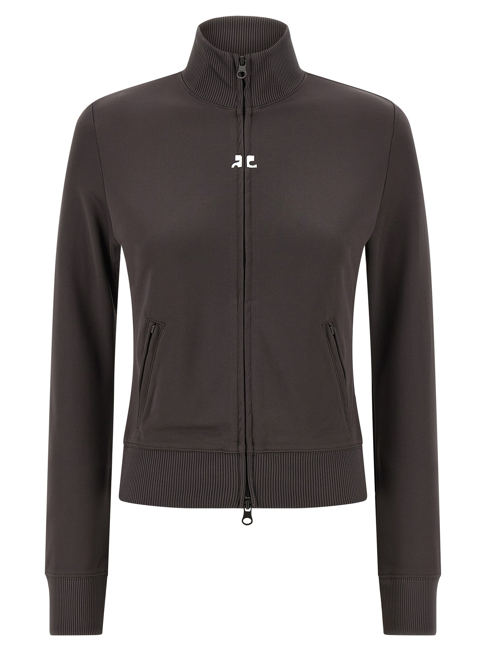 Courrèges Graues Polyester-Sweatshirt