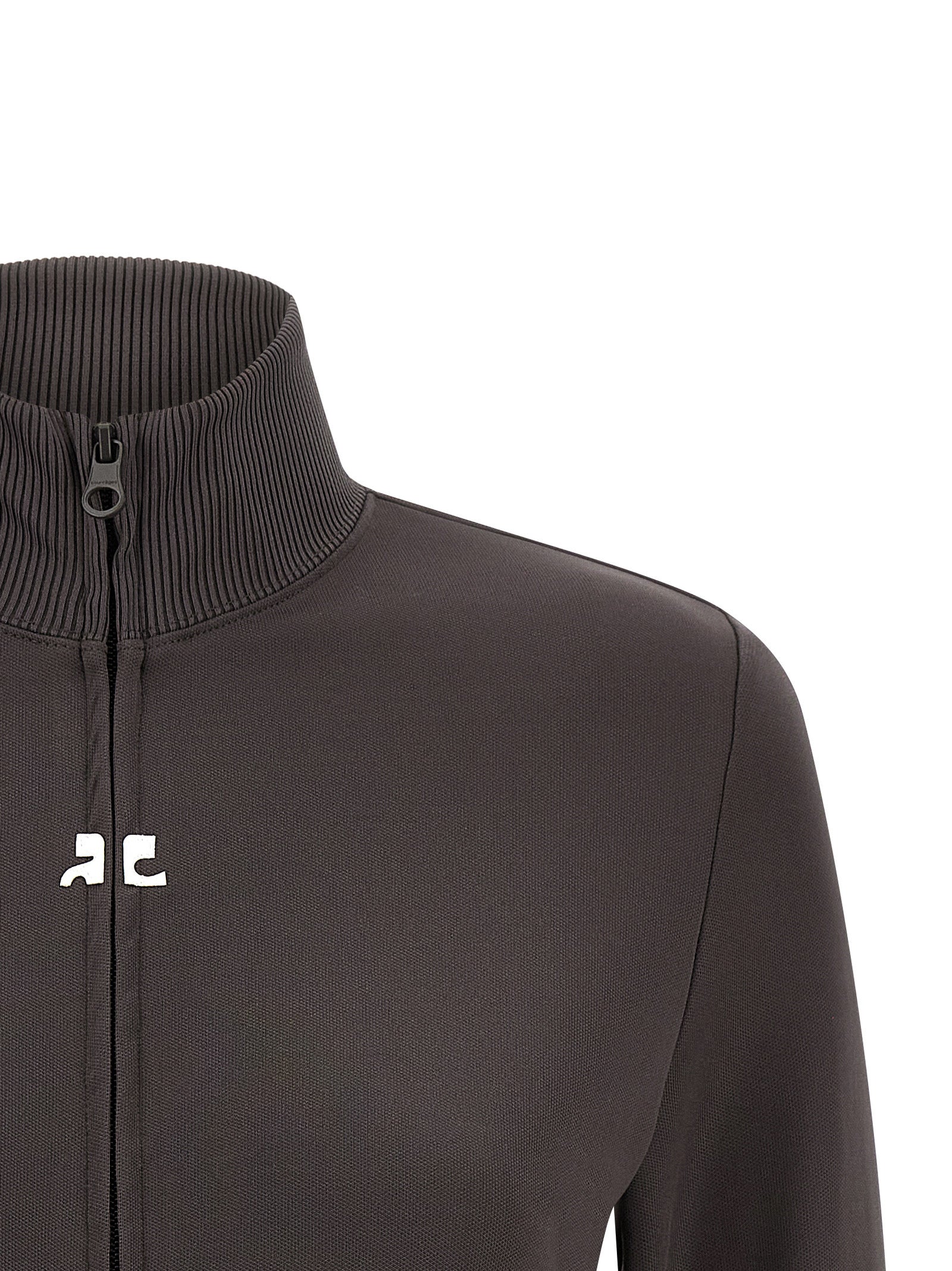Courrèges Graues Polyester-Sweatshirt