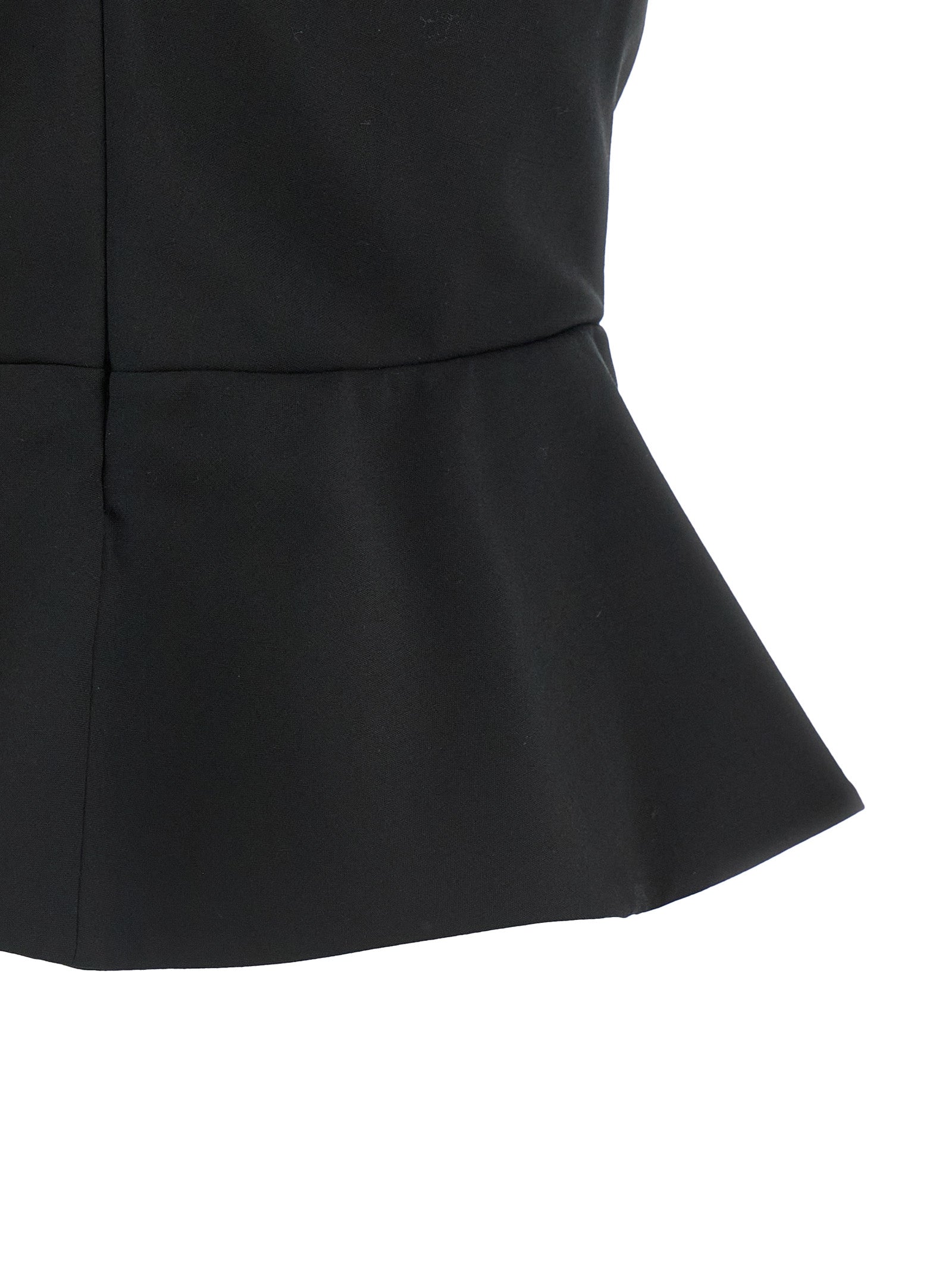 Nensi Dojaka Schwarze Tanktops aus reiner Schurwolle